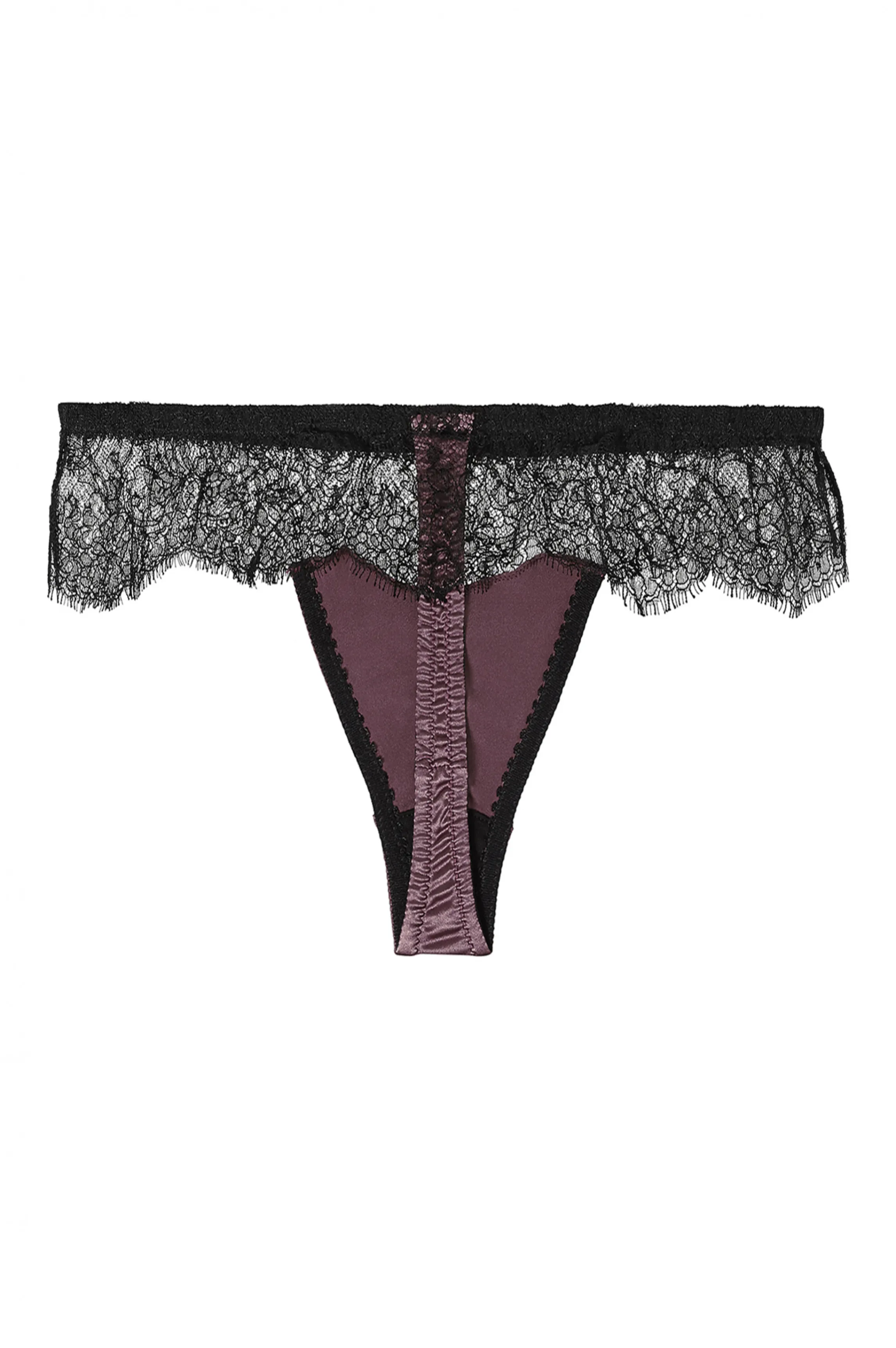 Flash Sale ANIA purple silk string Tangas And Jstrings