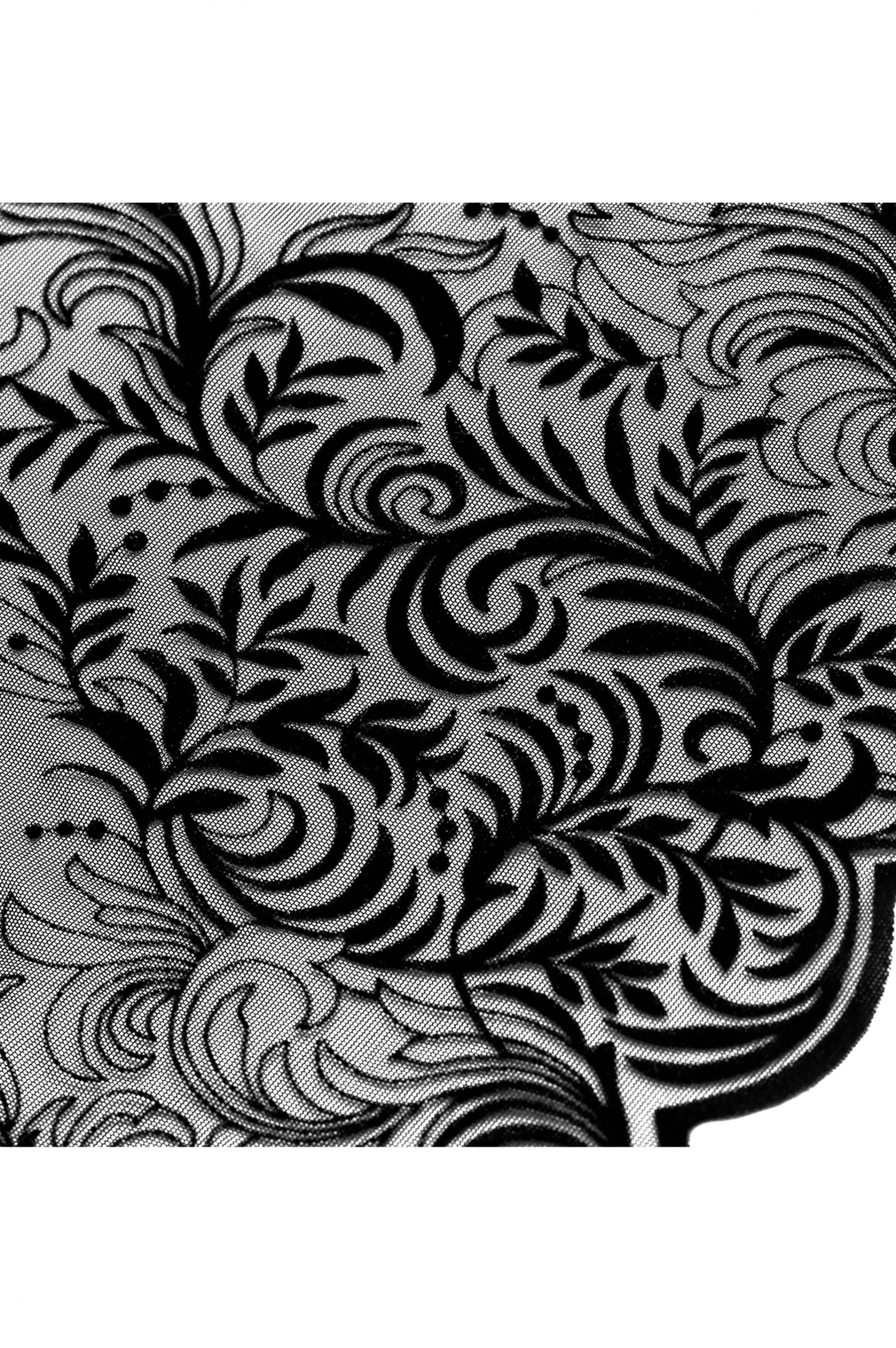 arabesque_black_flocked_mini_dress_6.webp Cheap ARABESQUE flocked mini dress Babydolls | Ready-to-wear