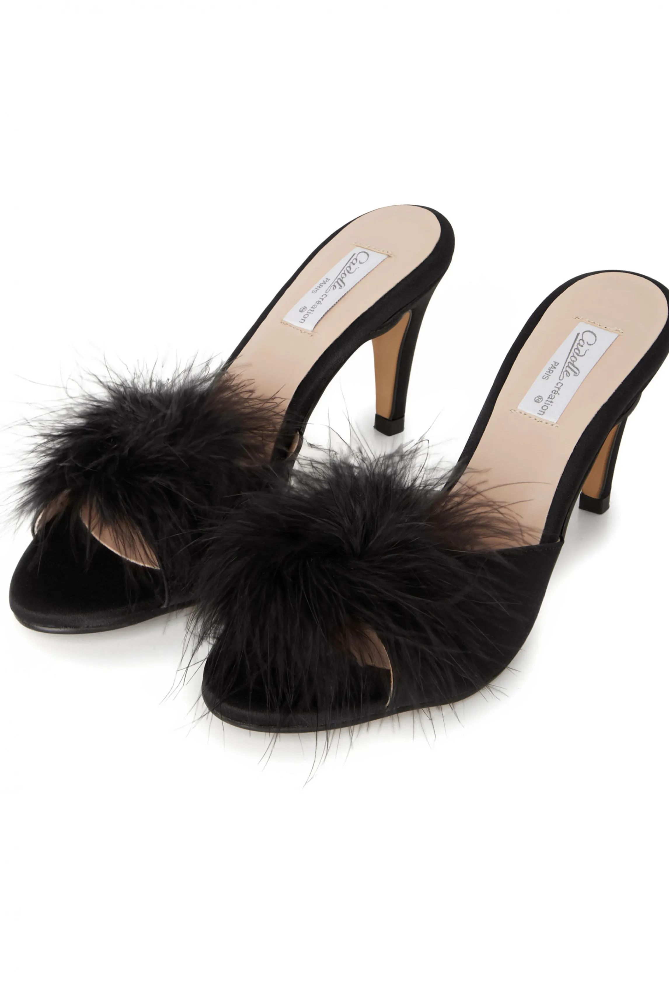 Outlet feather mules Masks And Slippers