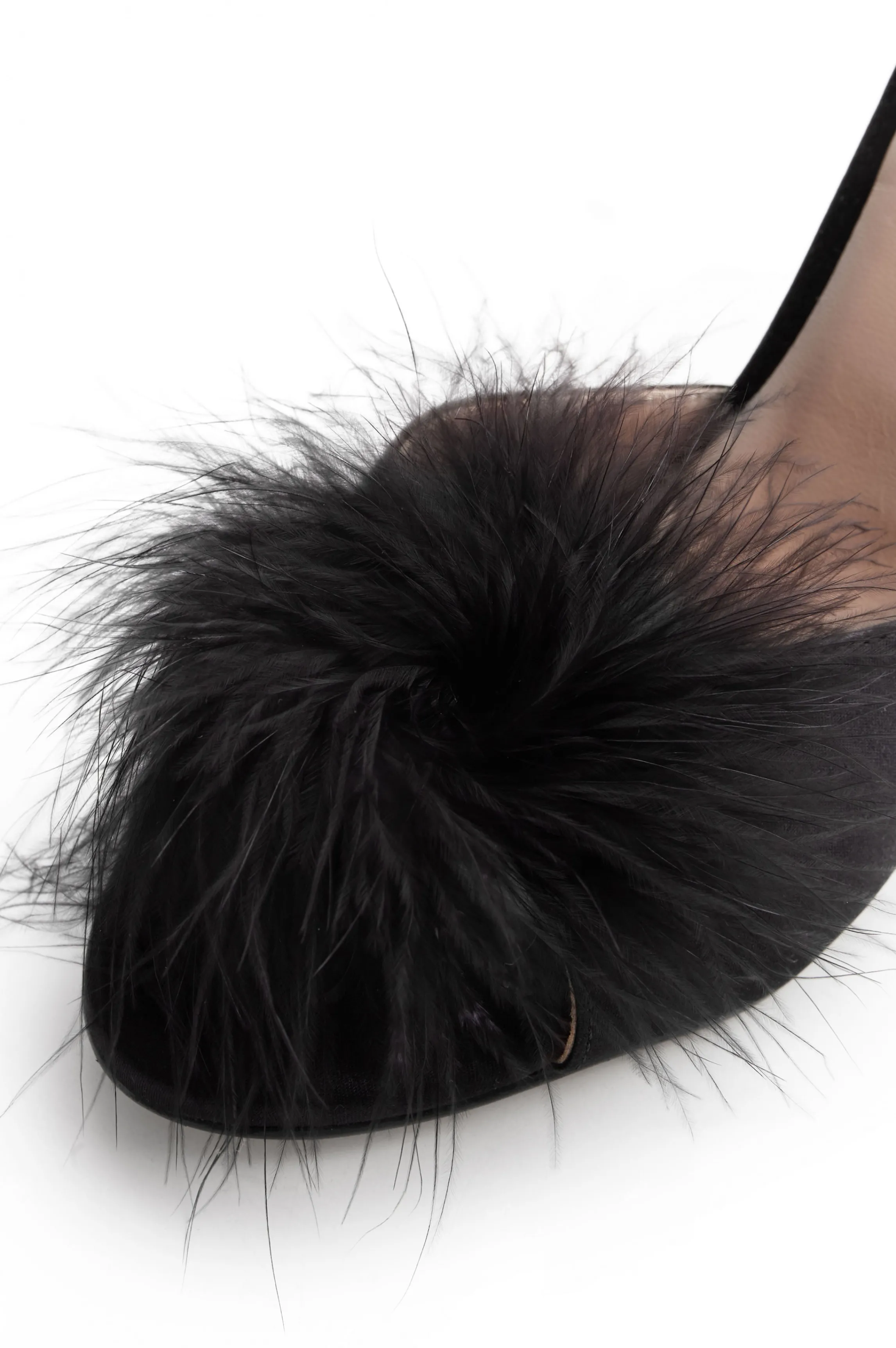 Outlet feather mules Masks And Slippers