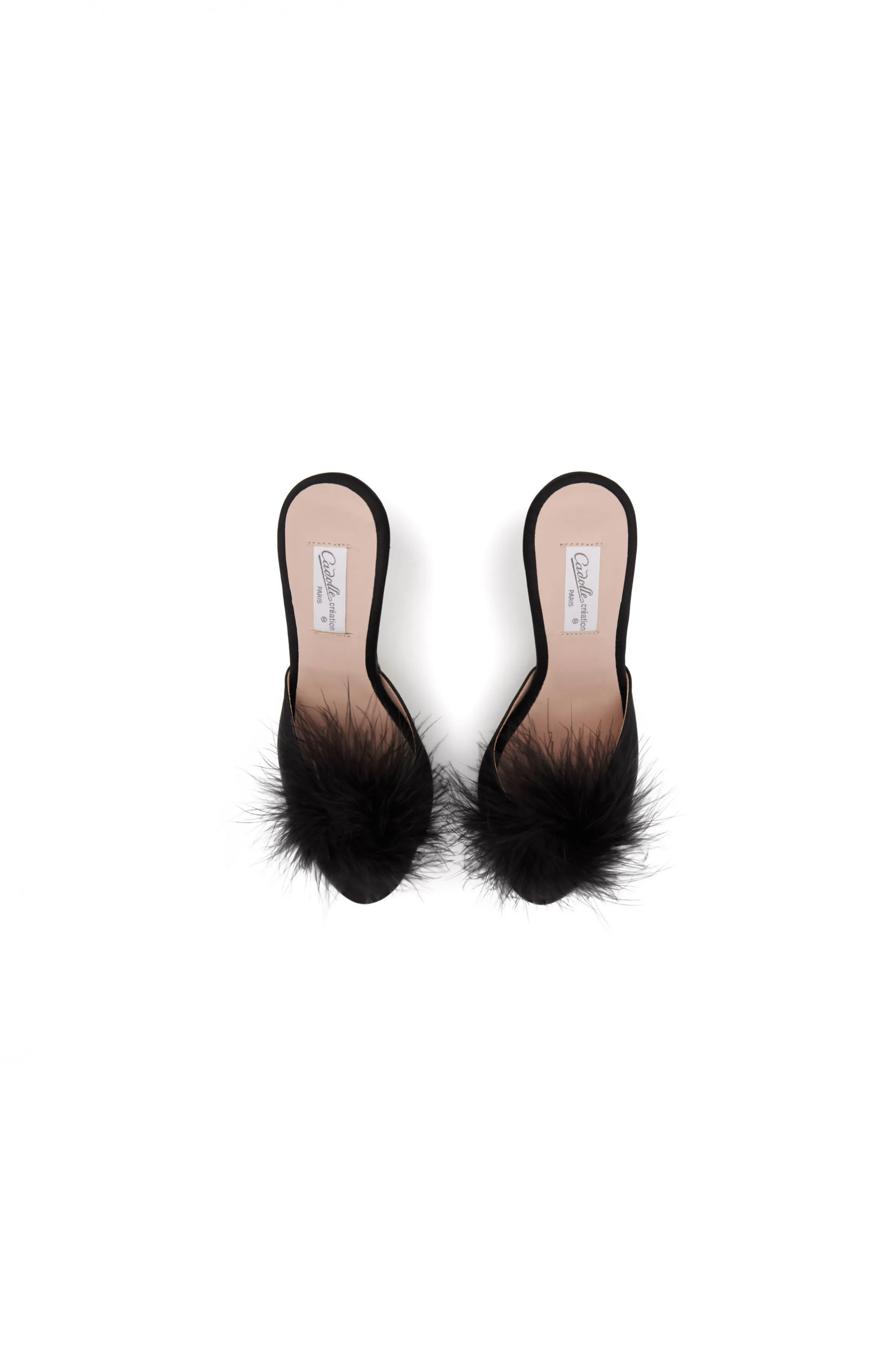 black_feather_mules_2.webp Outlet feather mules Masks And Slippers