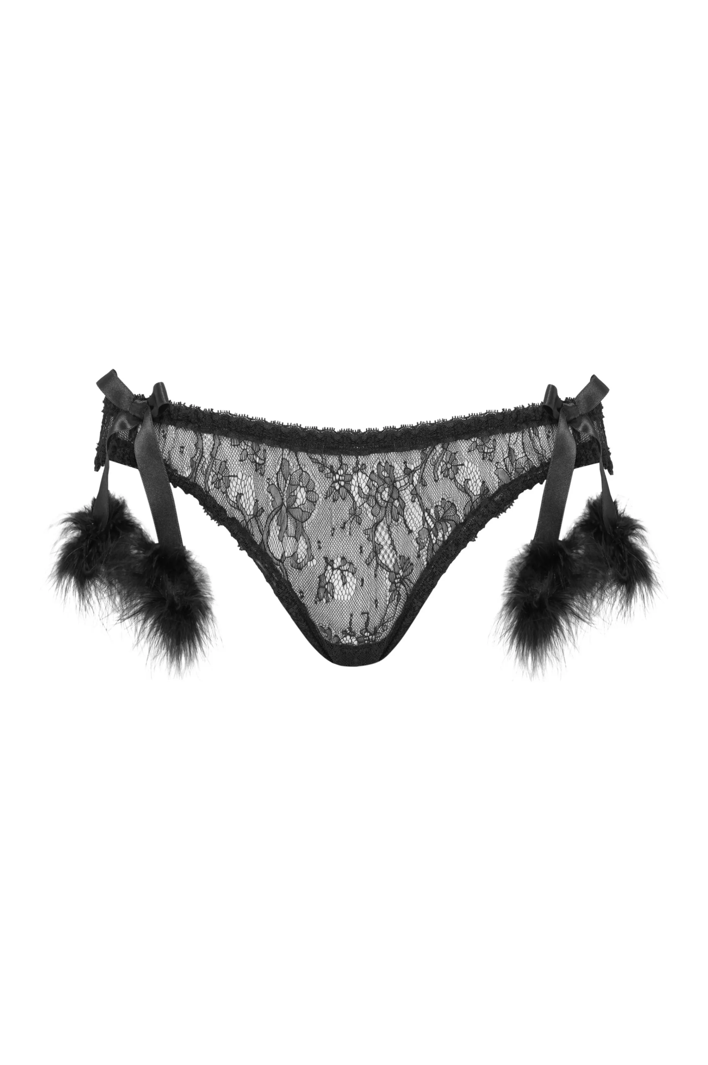 Discount lace panties pompom Panties In Lace