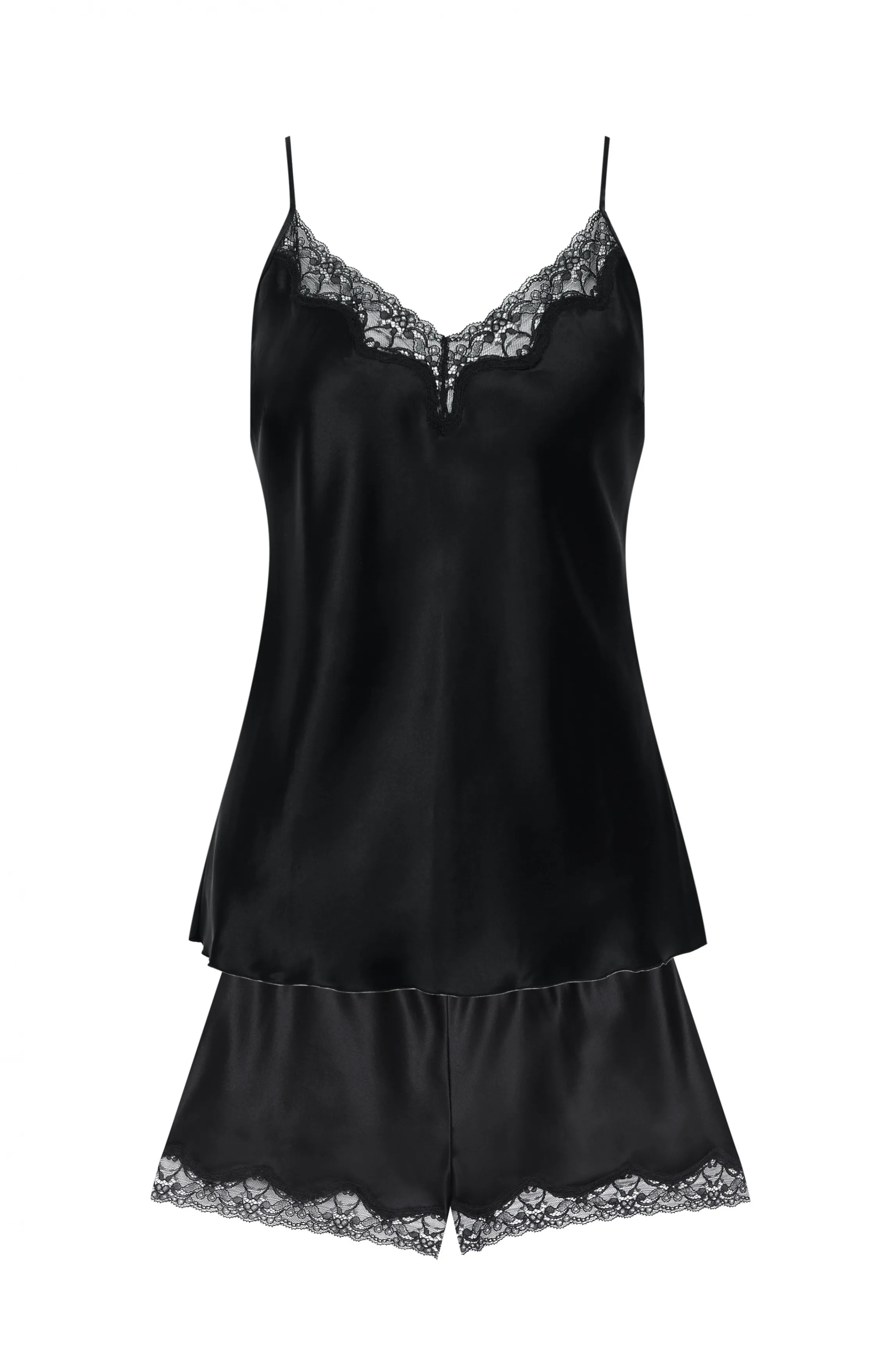 Outlet silk camisole and shorts Pyjamas