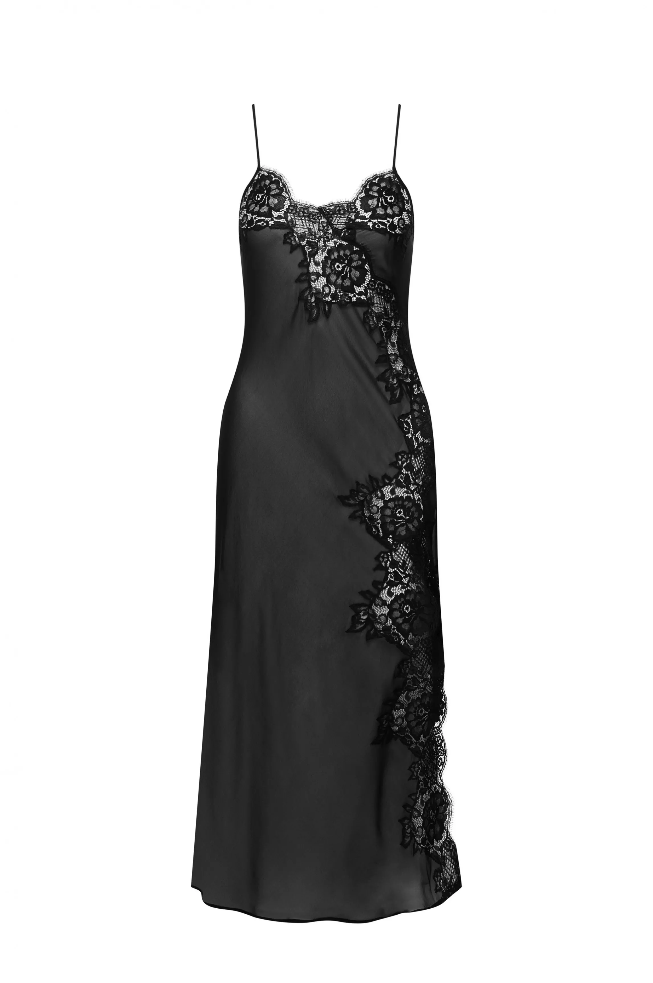 New silk chiffon nightdress Nightgowns