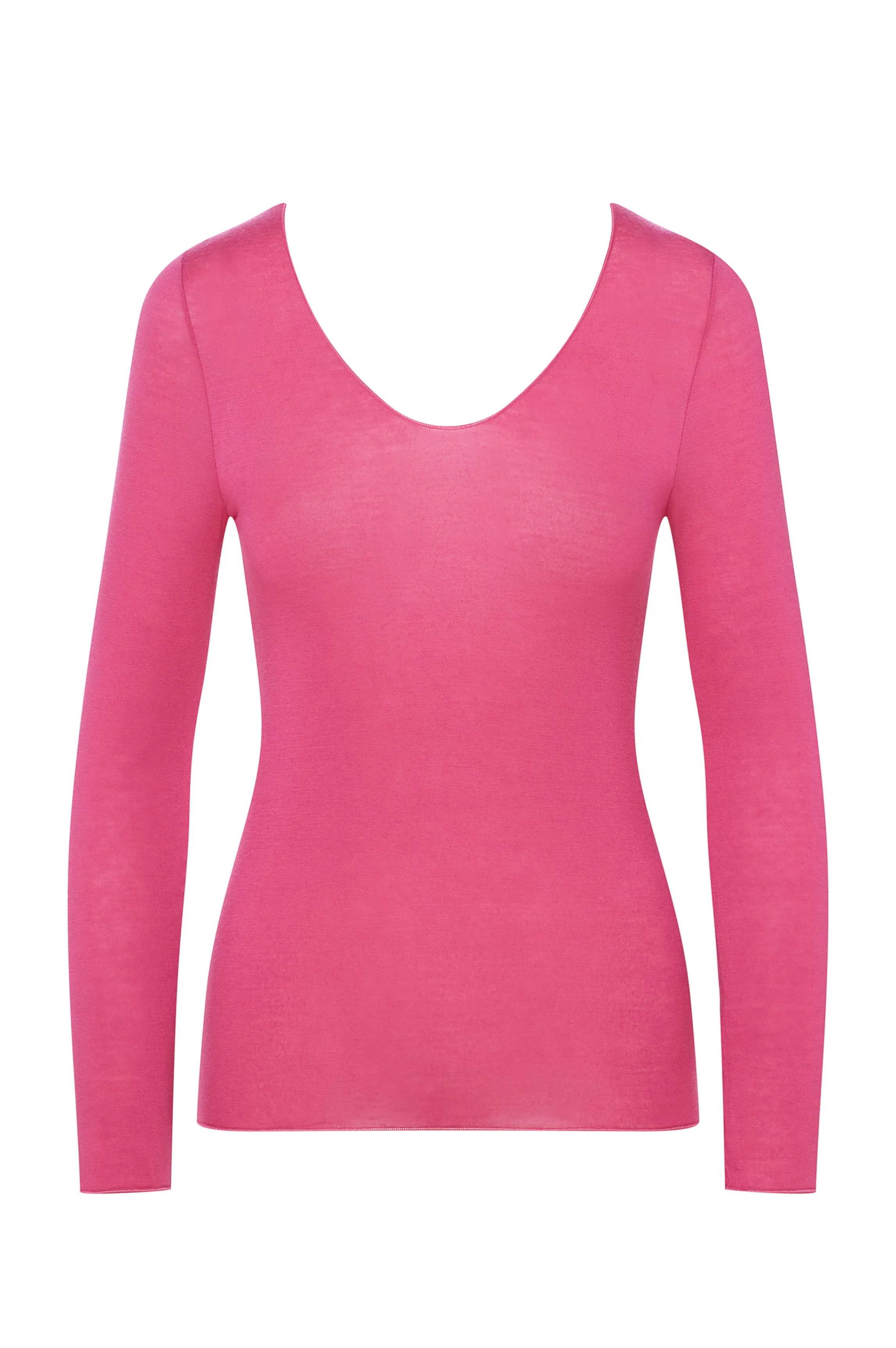 Cheap Bright pink cashmere & modal undershirt Ready-to-wear