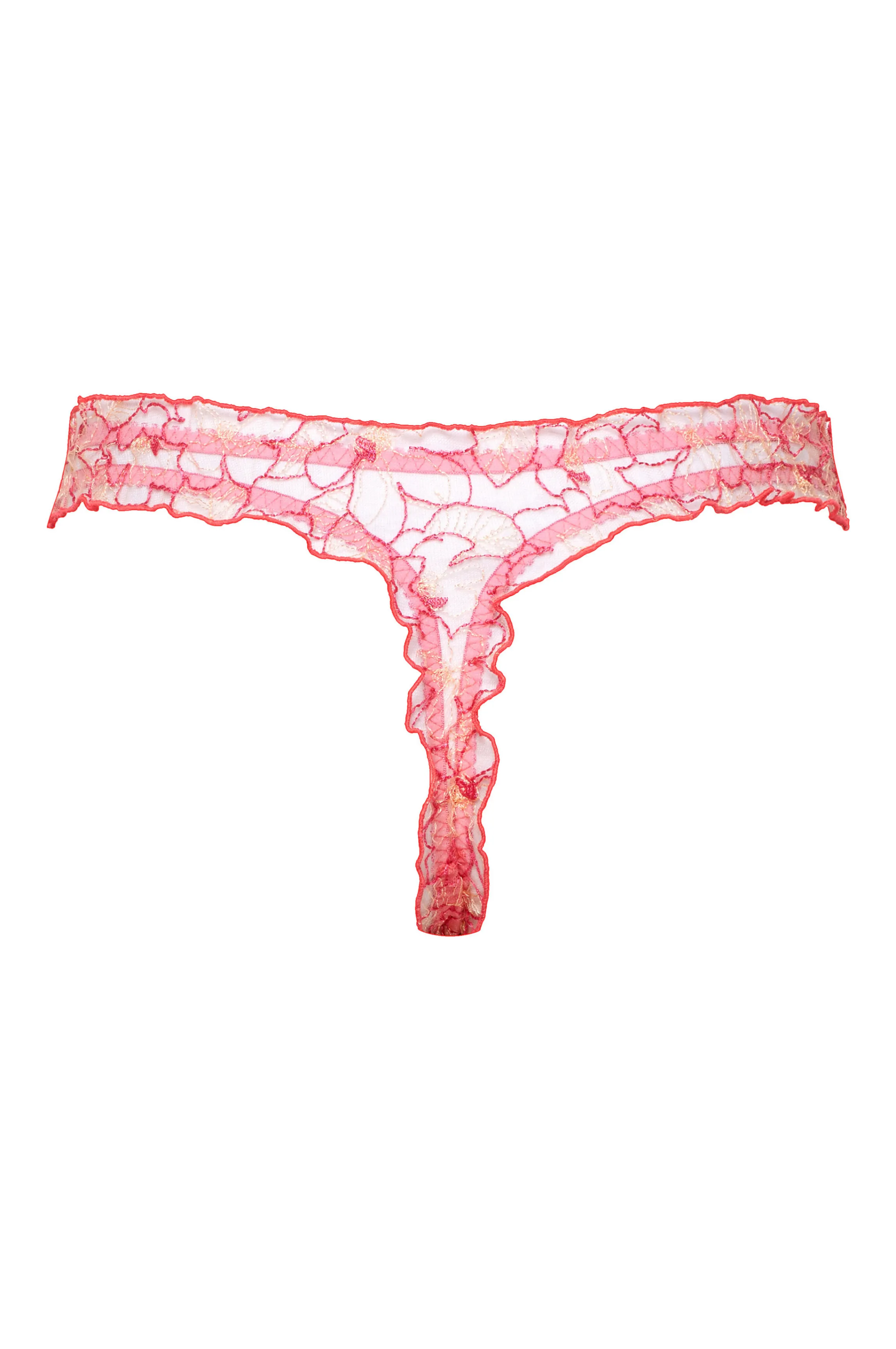 Hot CATHY fushia lace string Tangas And Jstrings