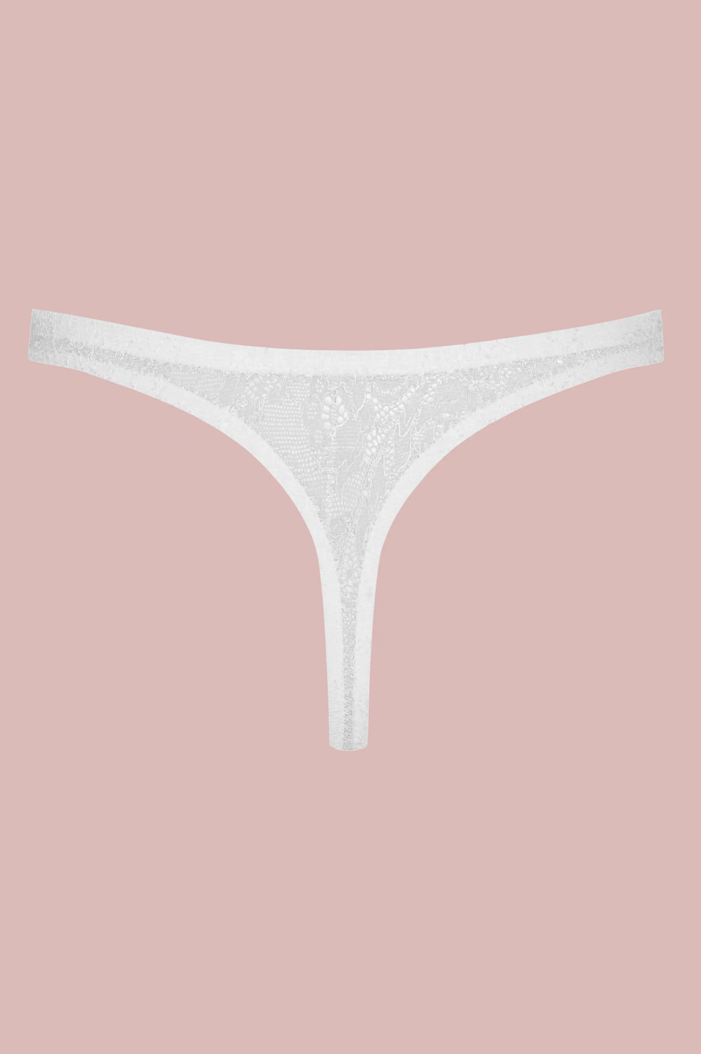 Best Sale CATHY ivory Chantilly string Tangas And Jstrings