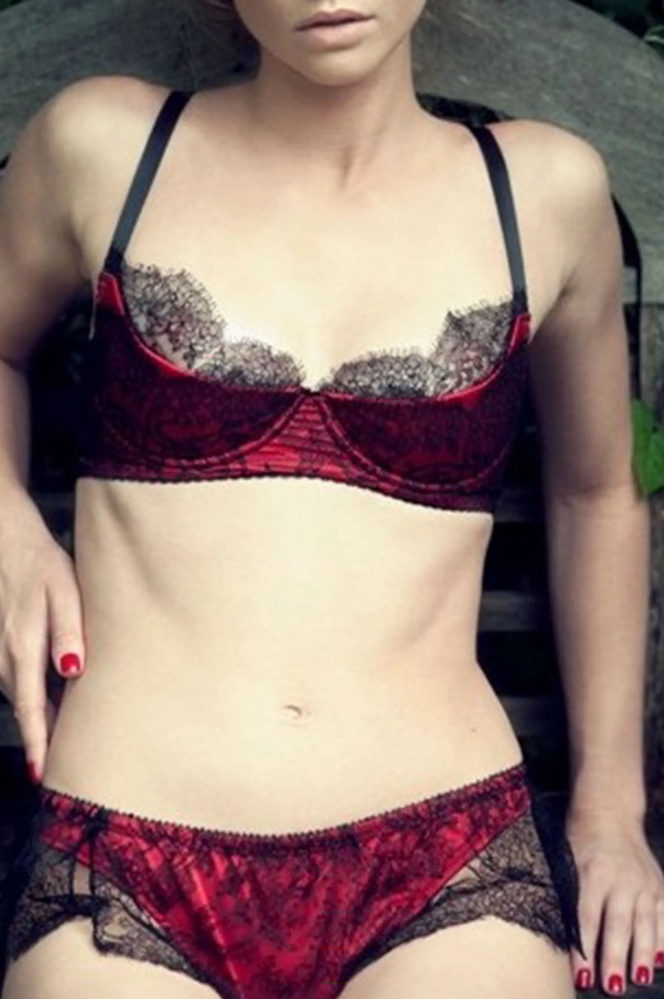 Outlet CYRIELLE satin string Tangas And Jstrings