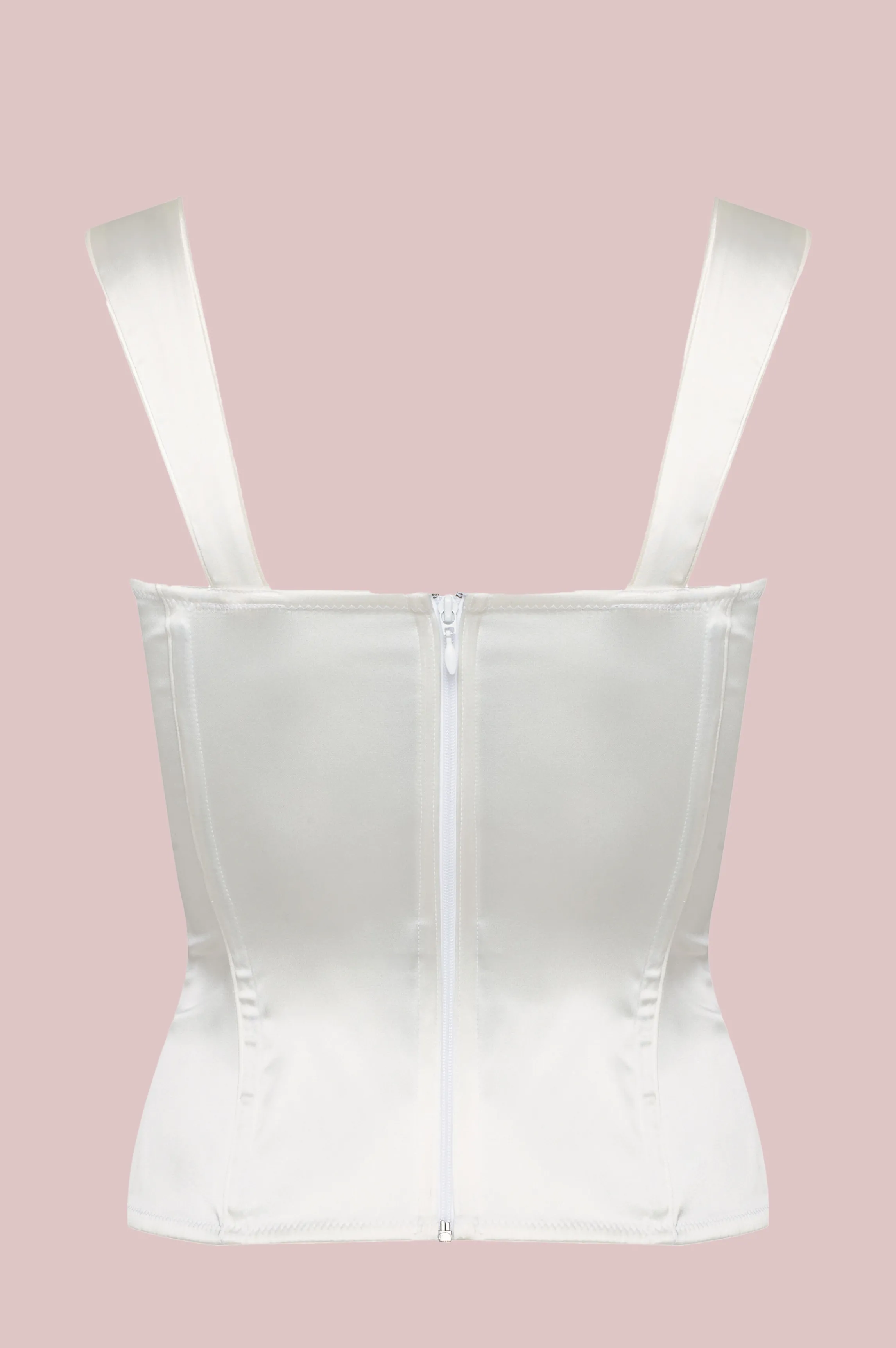daisy_ivory_satin_corset_3.webp Cheap DAISY ivory satin corset White Corsets