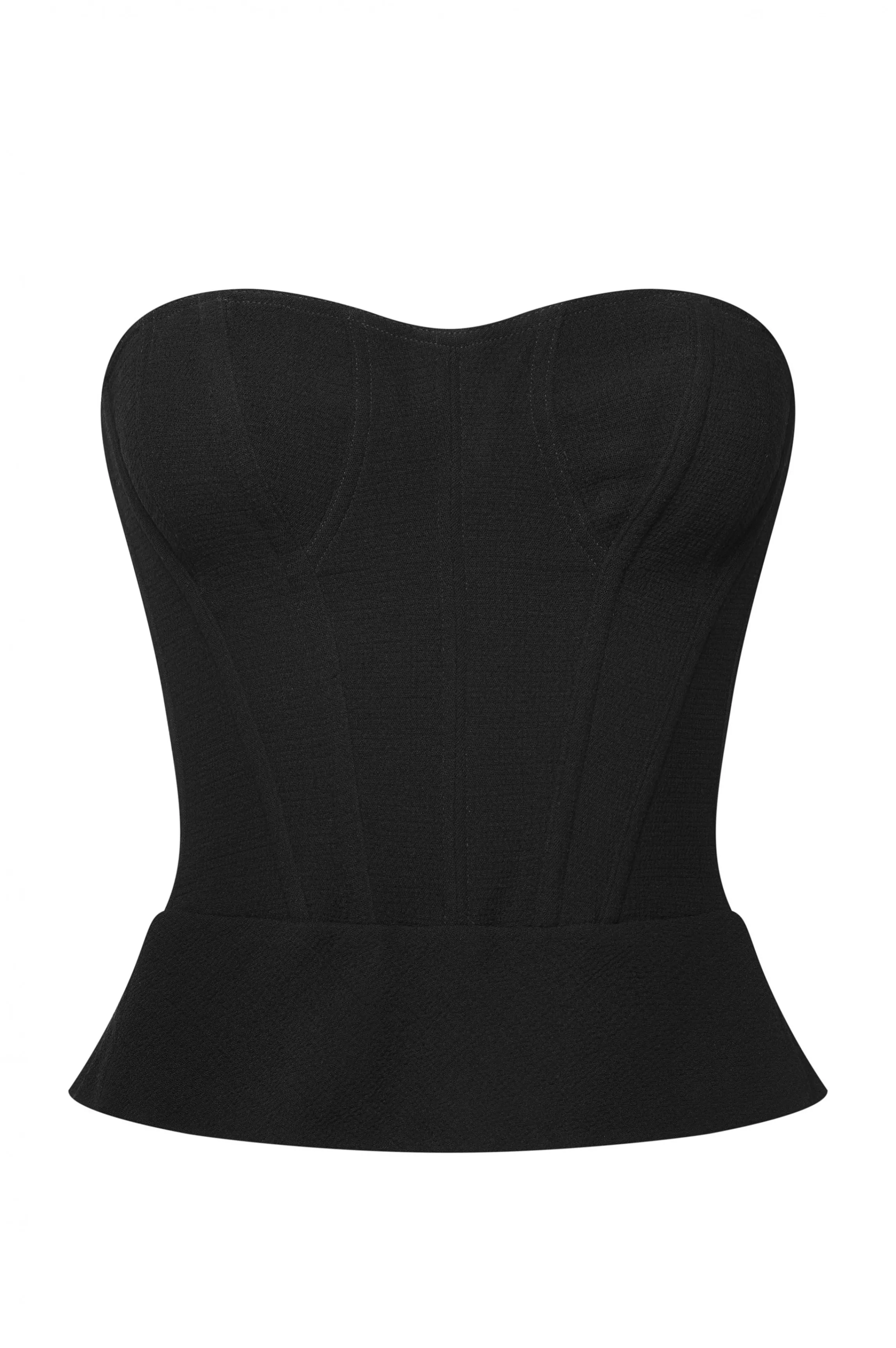 Online DANAE tail coat bustier Black Corsets