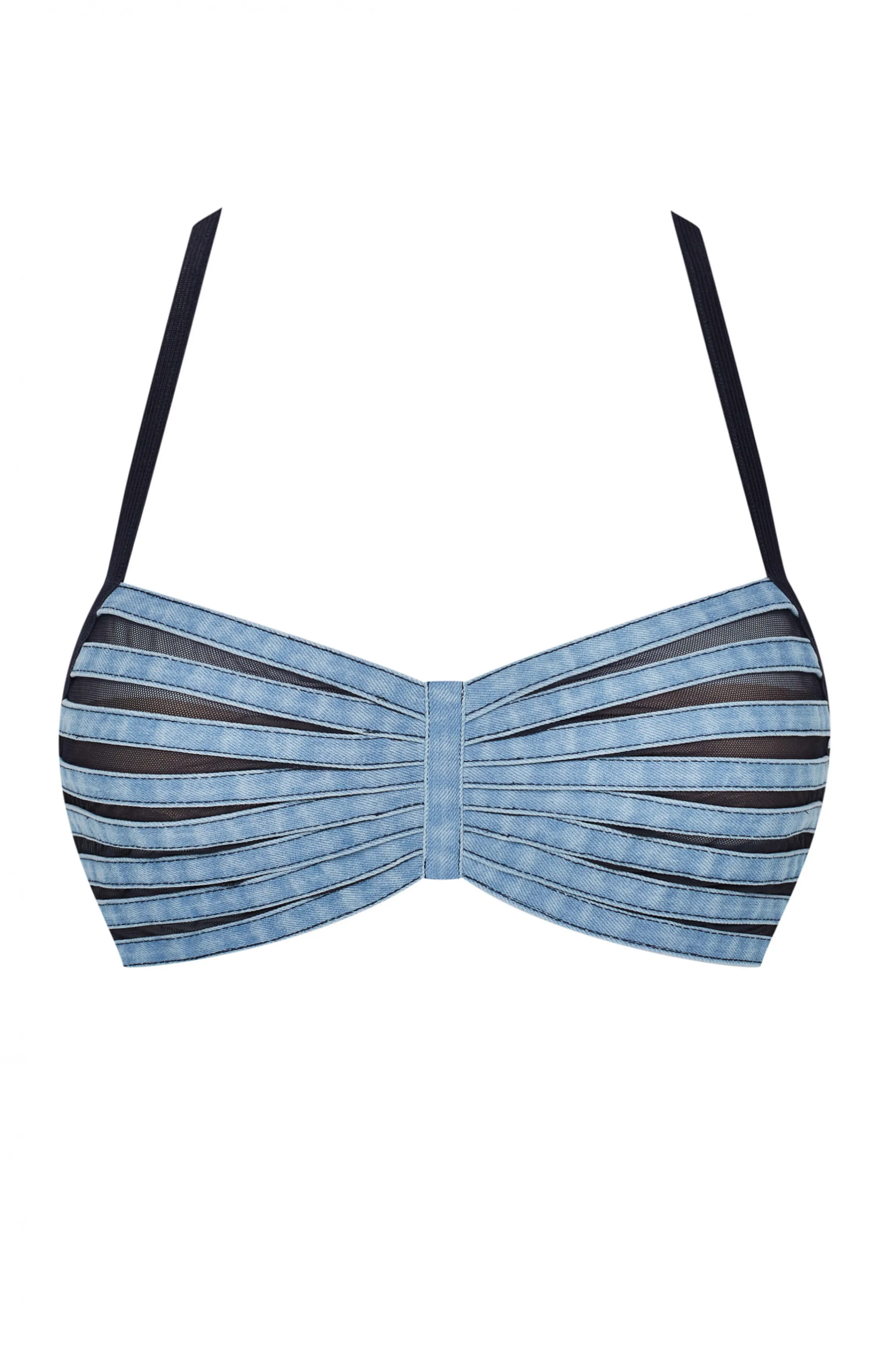 Sale DENIM pale bandeau Ready-to-wear | No Wire Bras