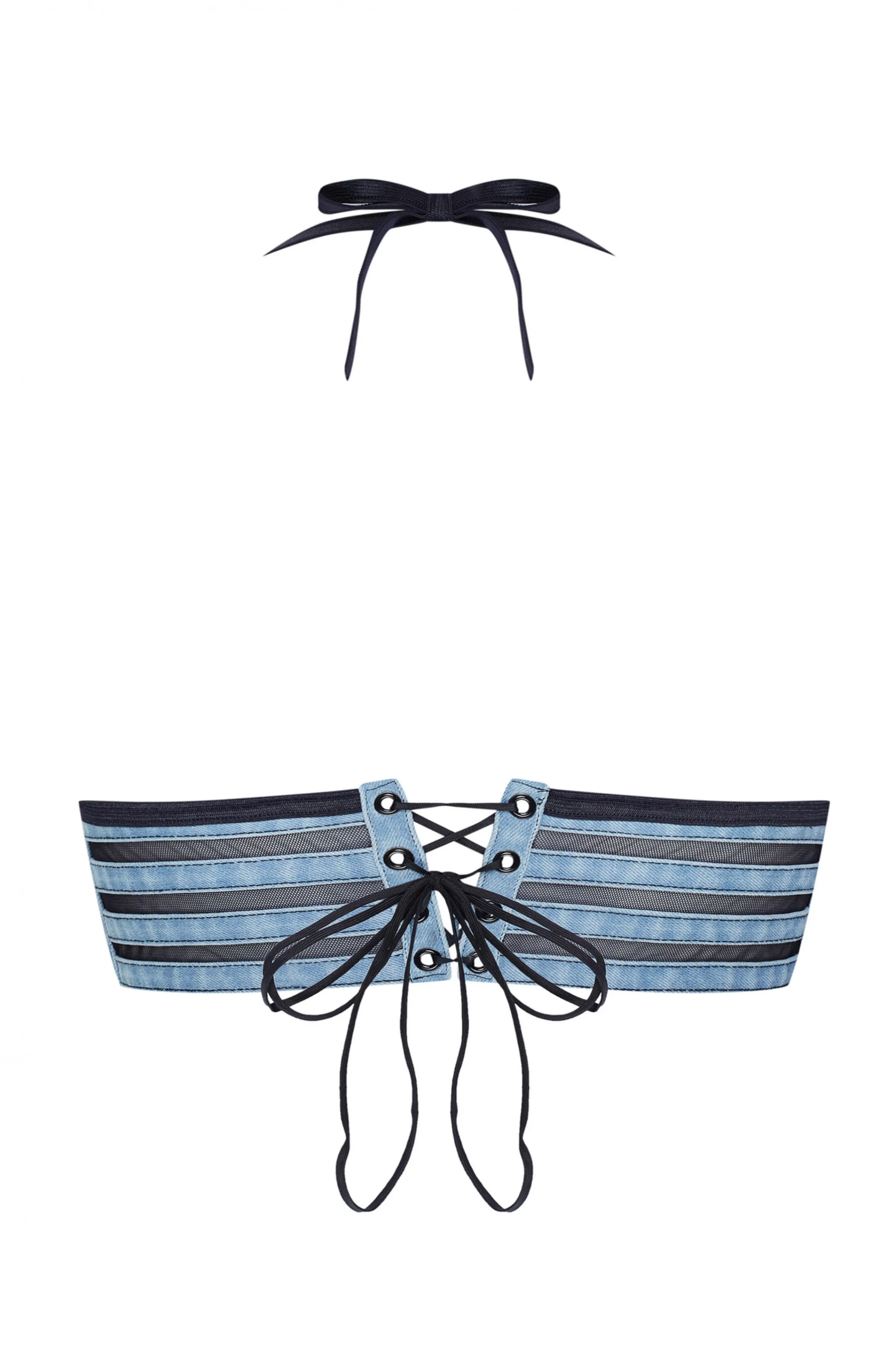 Sale DENIM pale bandeau Ready-to-wear | No Wire Bras