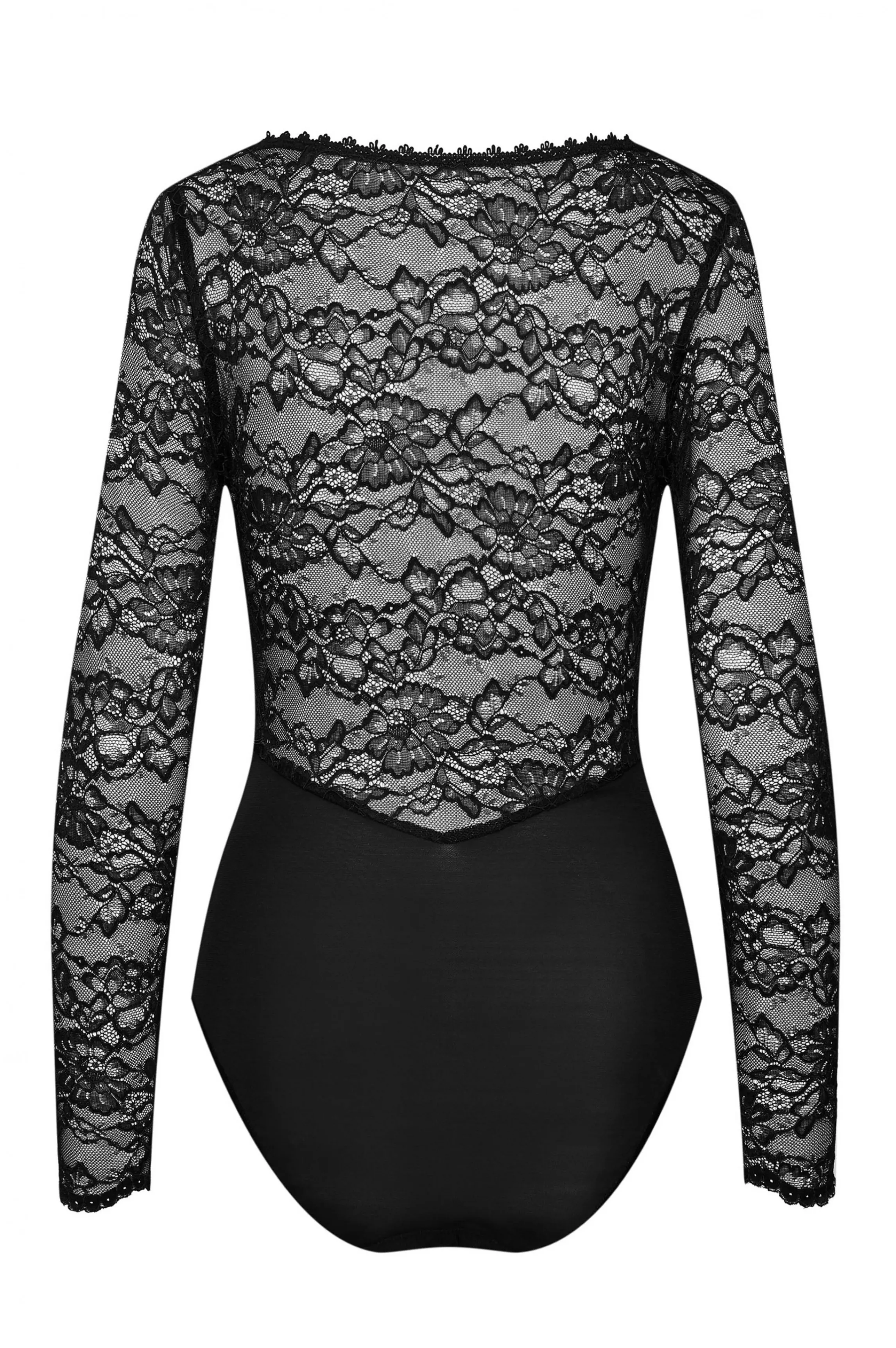 Discount Embroidered lace bodysuit Bodys
