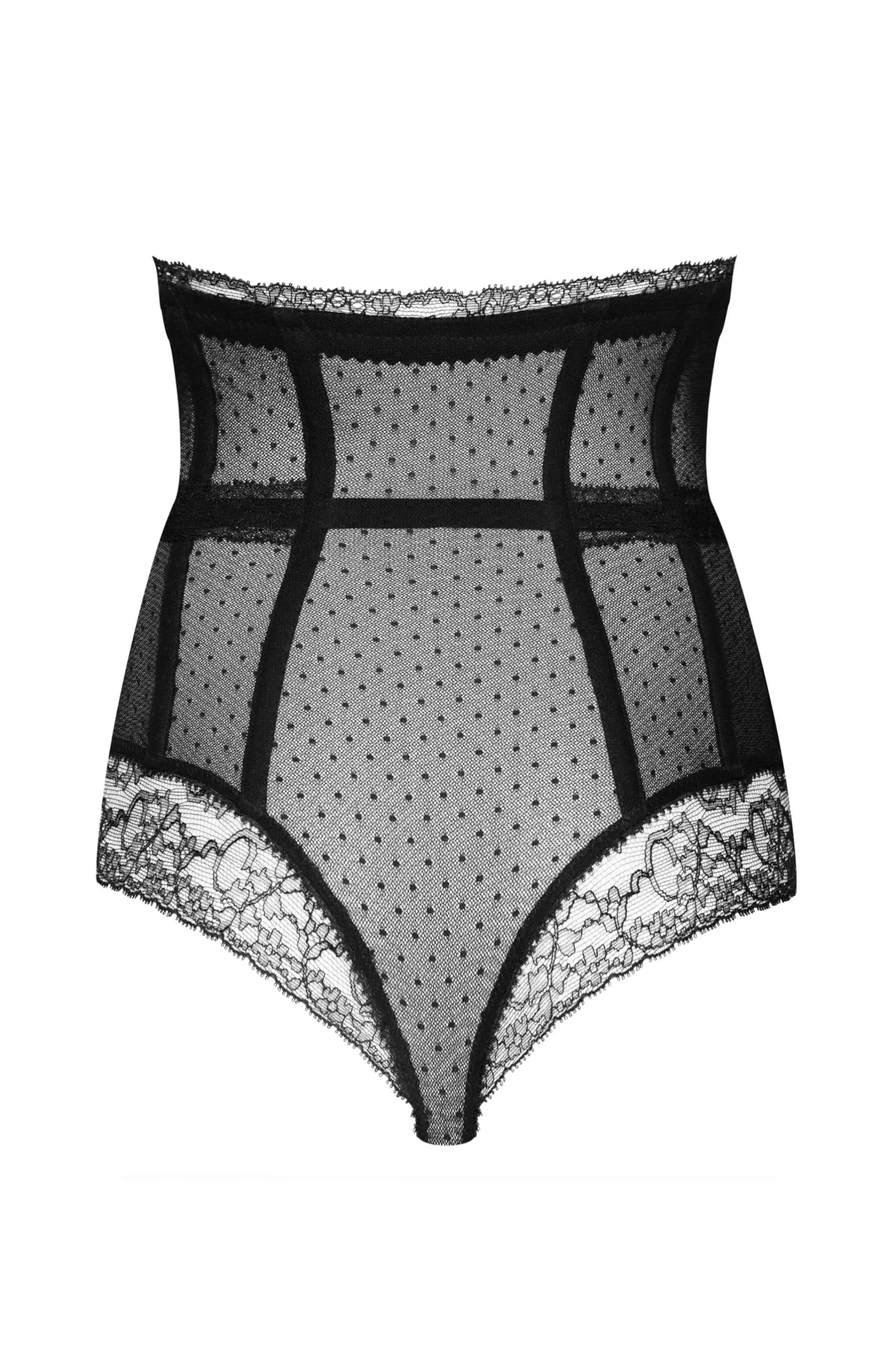 gilian_black_dots_highwaist_panties_5.webp Fashion GILIAN dots high-waist panties High Waist Panties