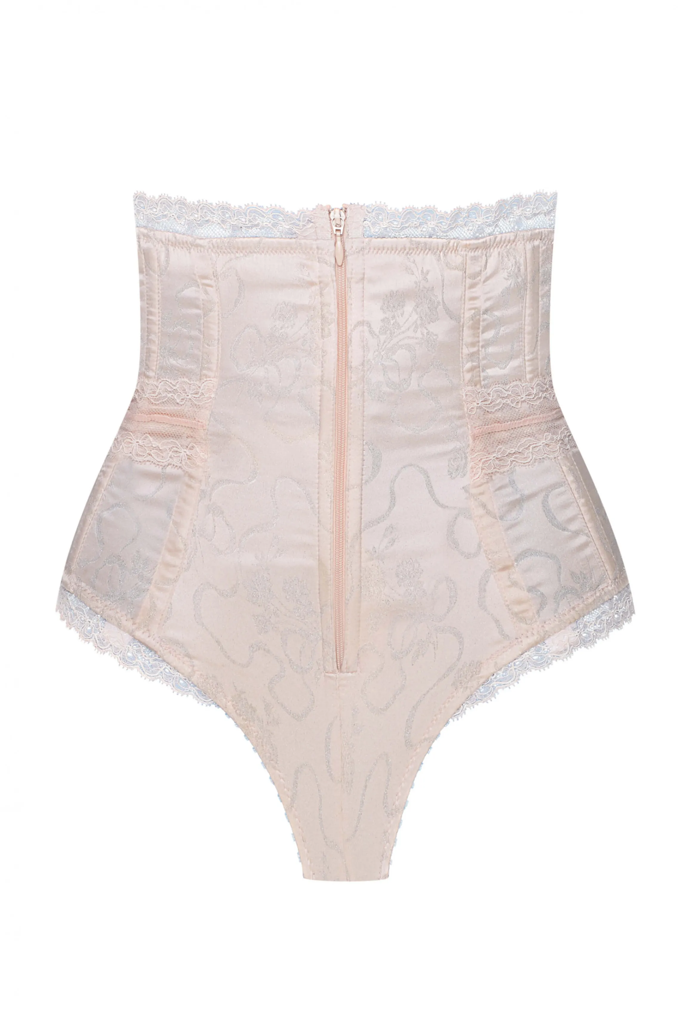 Best GILIAN blush satin high-waist panties High Waist Panties