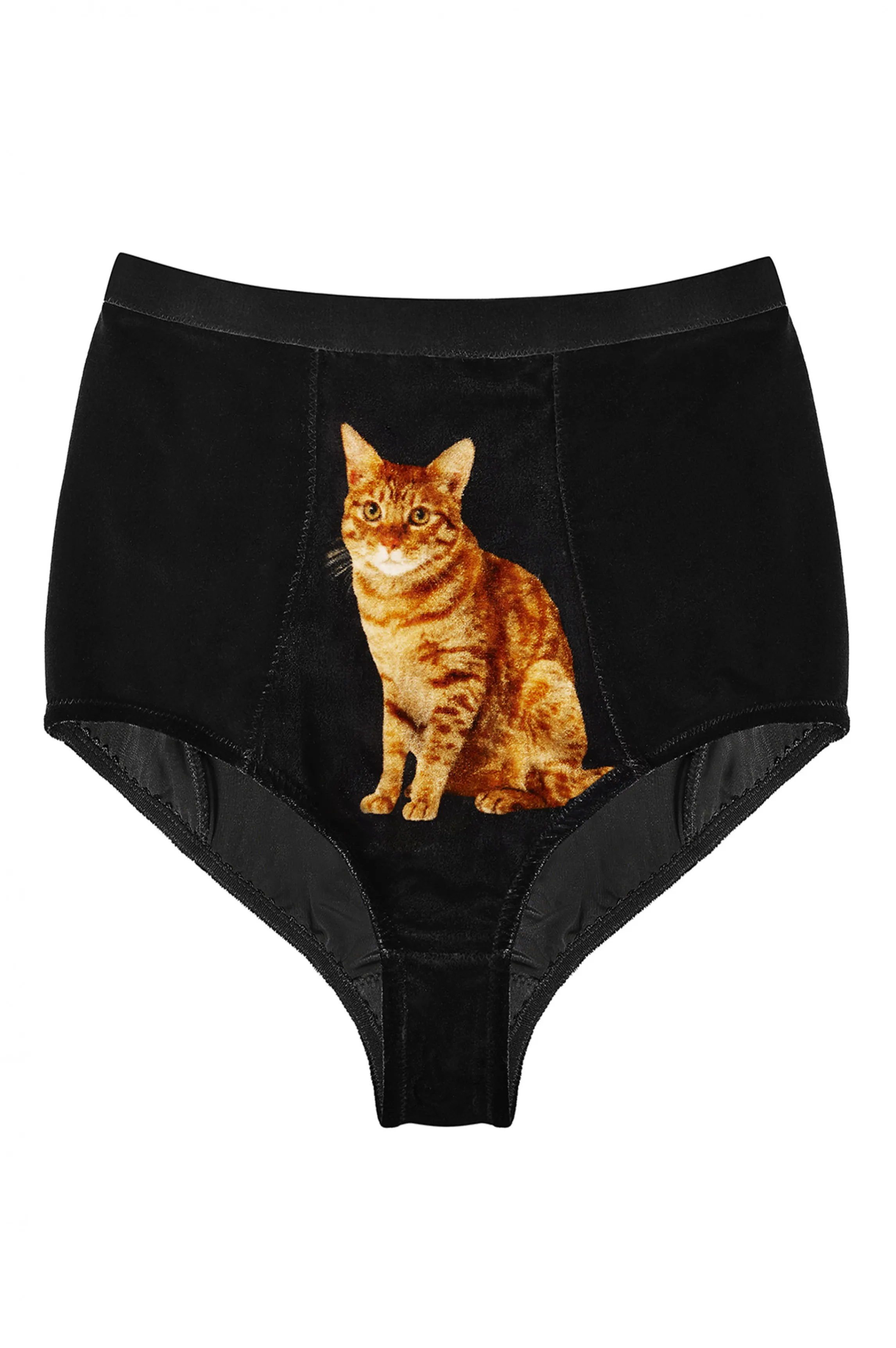 Store GINA red cat high waist panties High Waist Panties