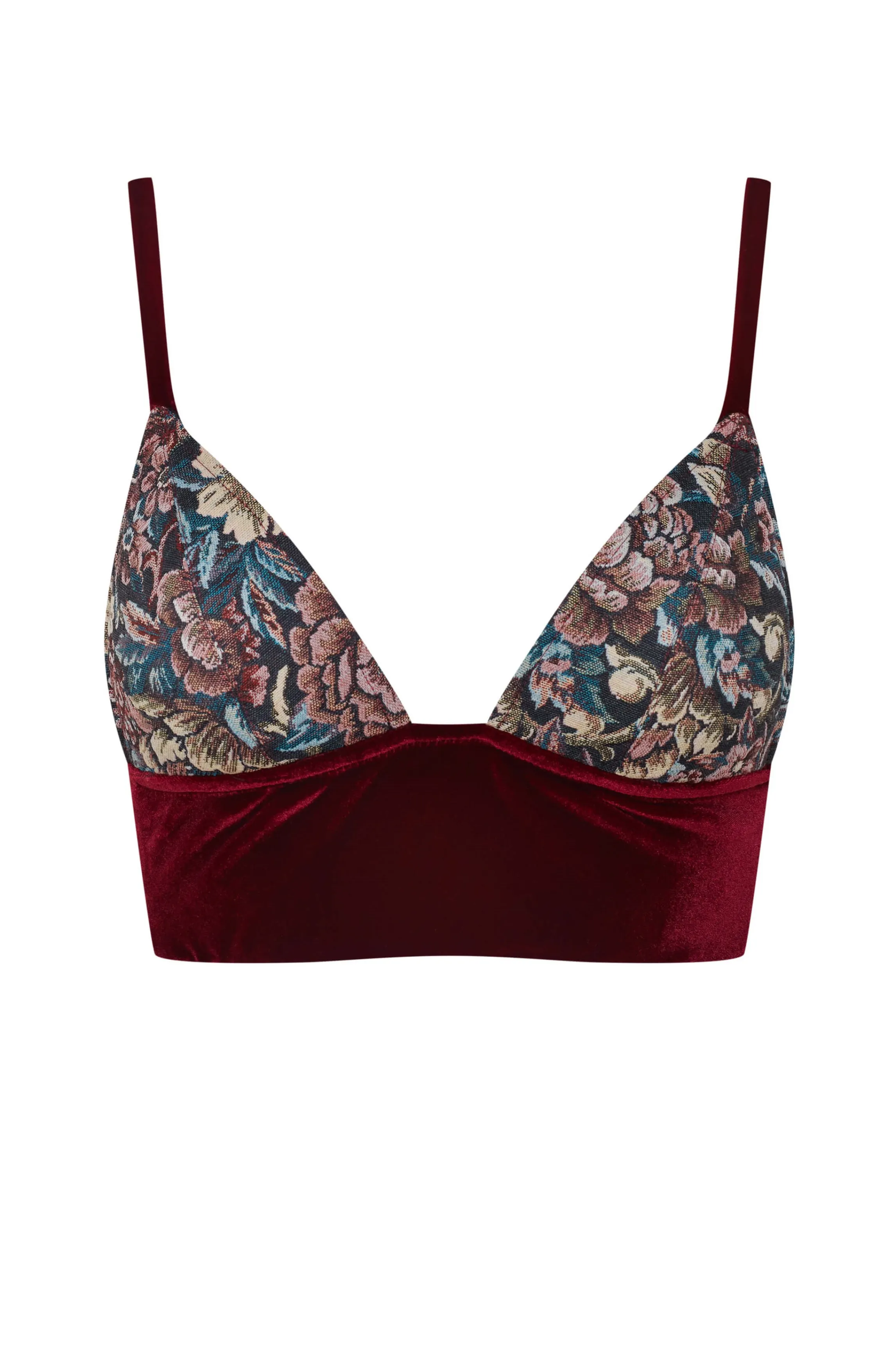 Cheap GLORIA velvet bra Bustier Bras