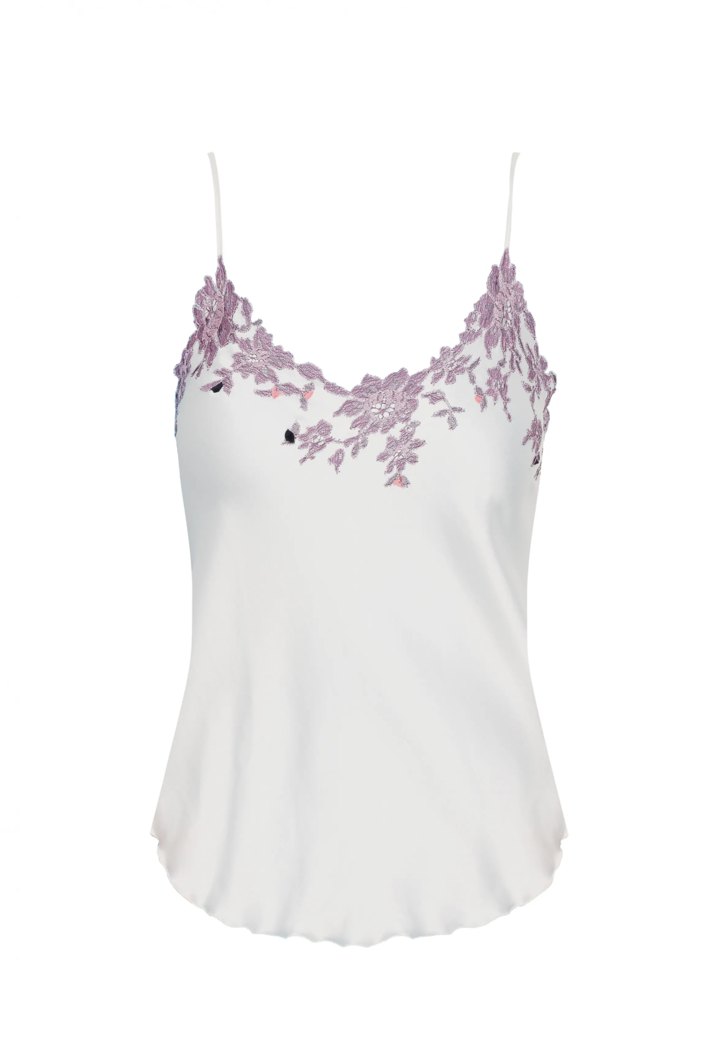 Store Ivory hand stitched lace silk camisole Pyjamas