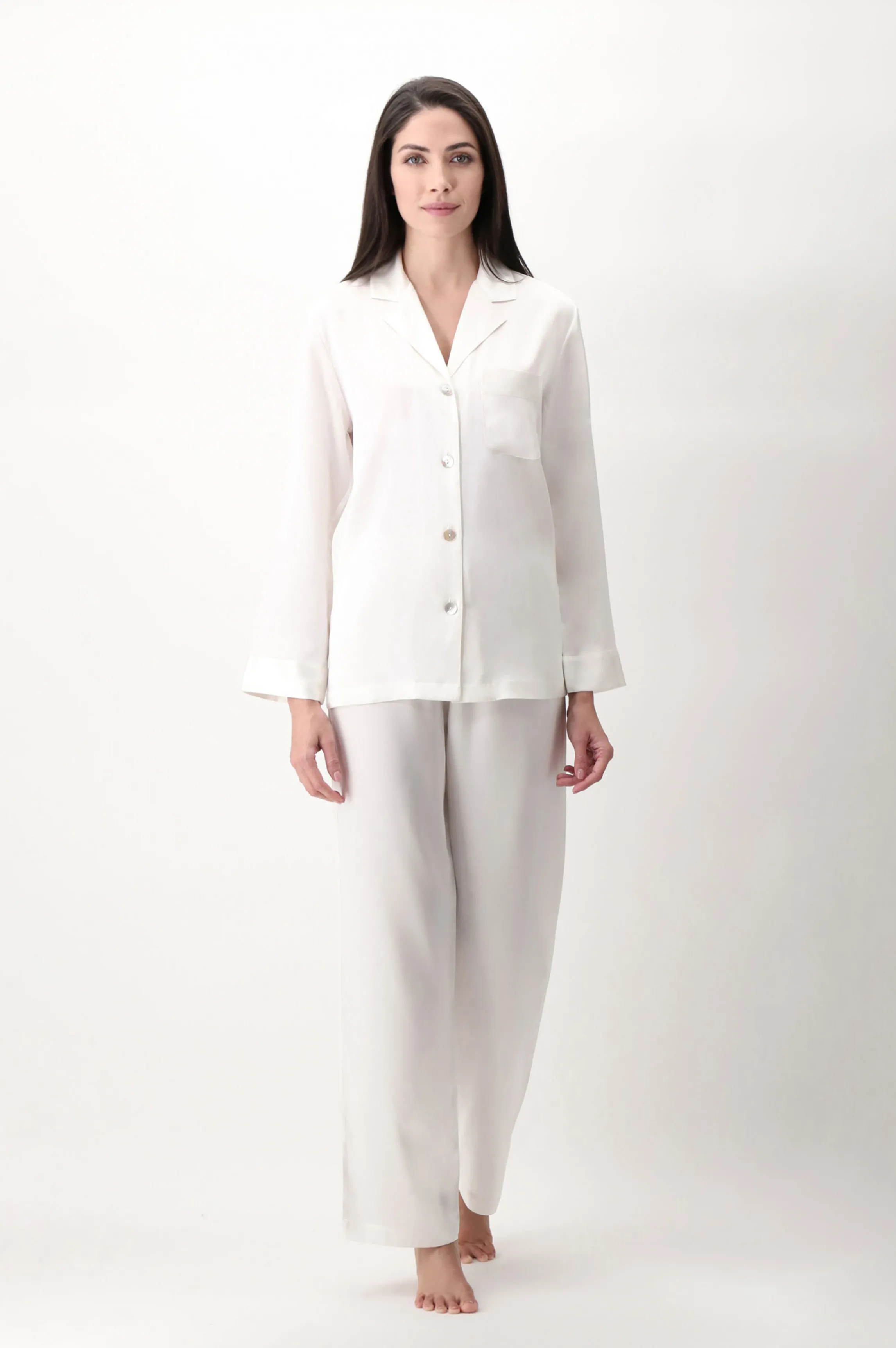 Sale Ivory silk pyjamas Pyjamas