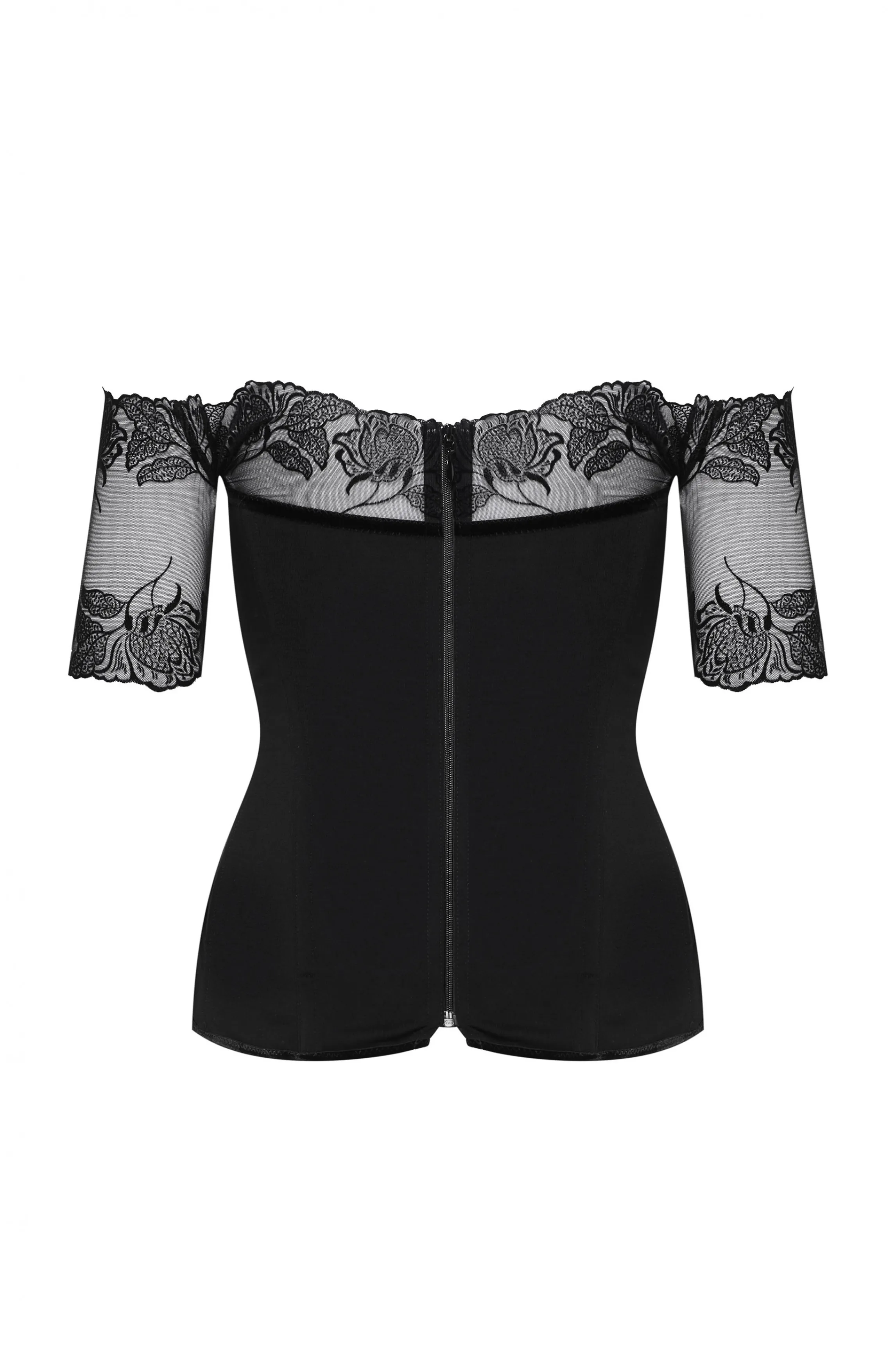 Discount KATE corset with sleeves Black Corsets