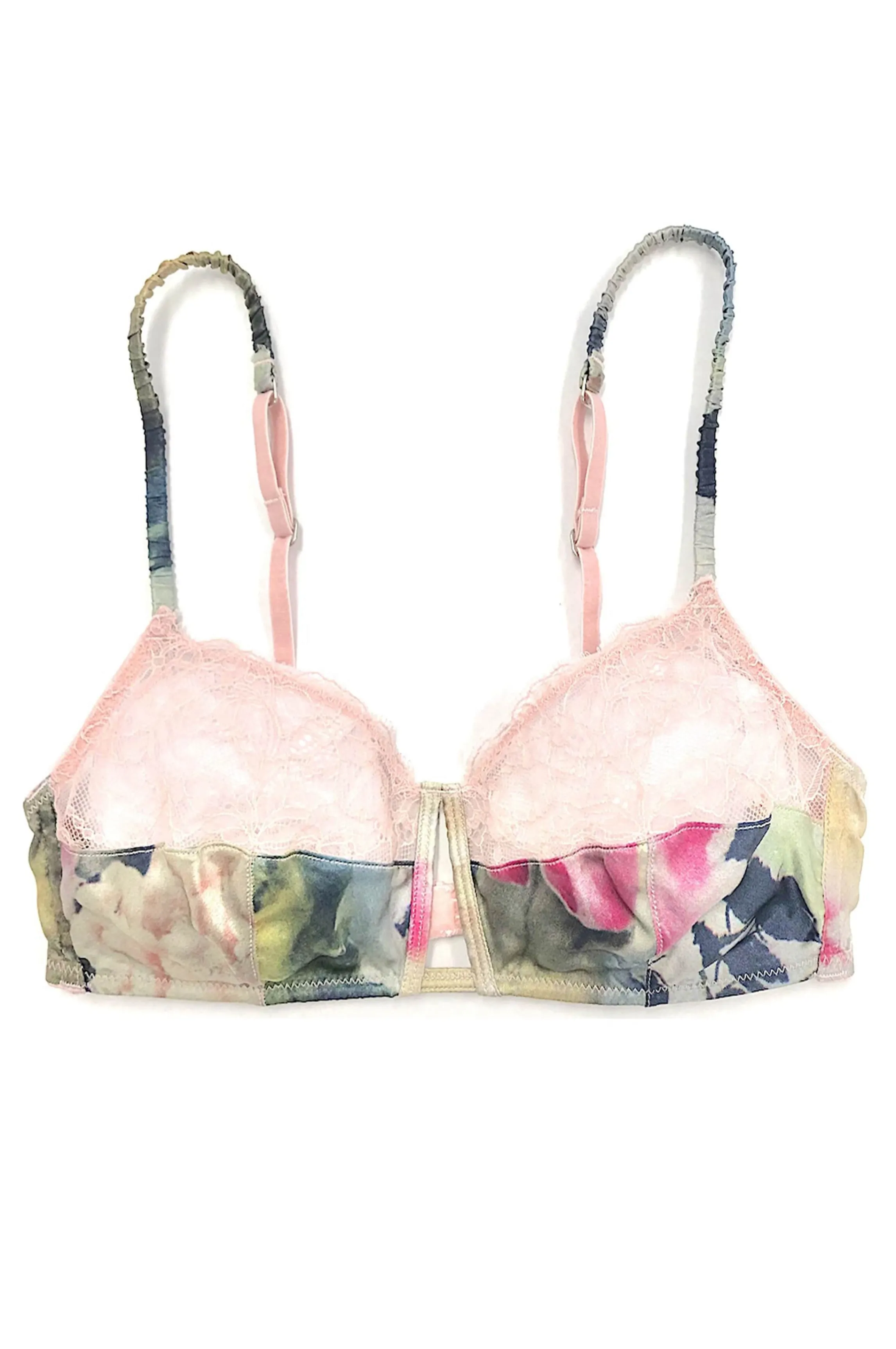 Shop LEIA pastel silk bra Silk Bras