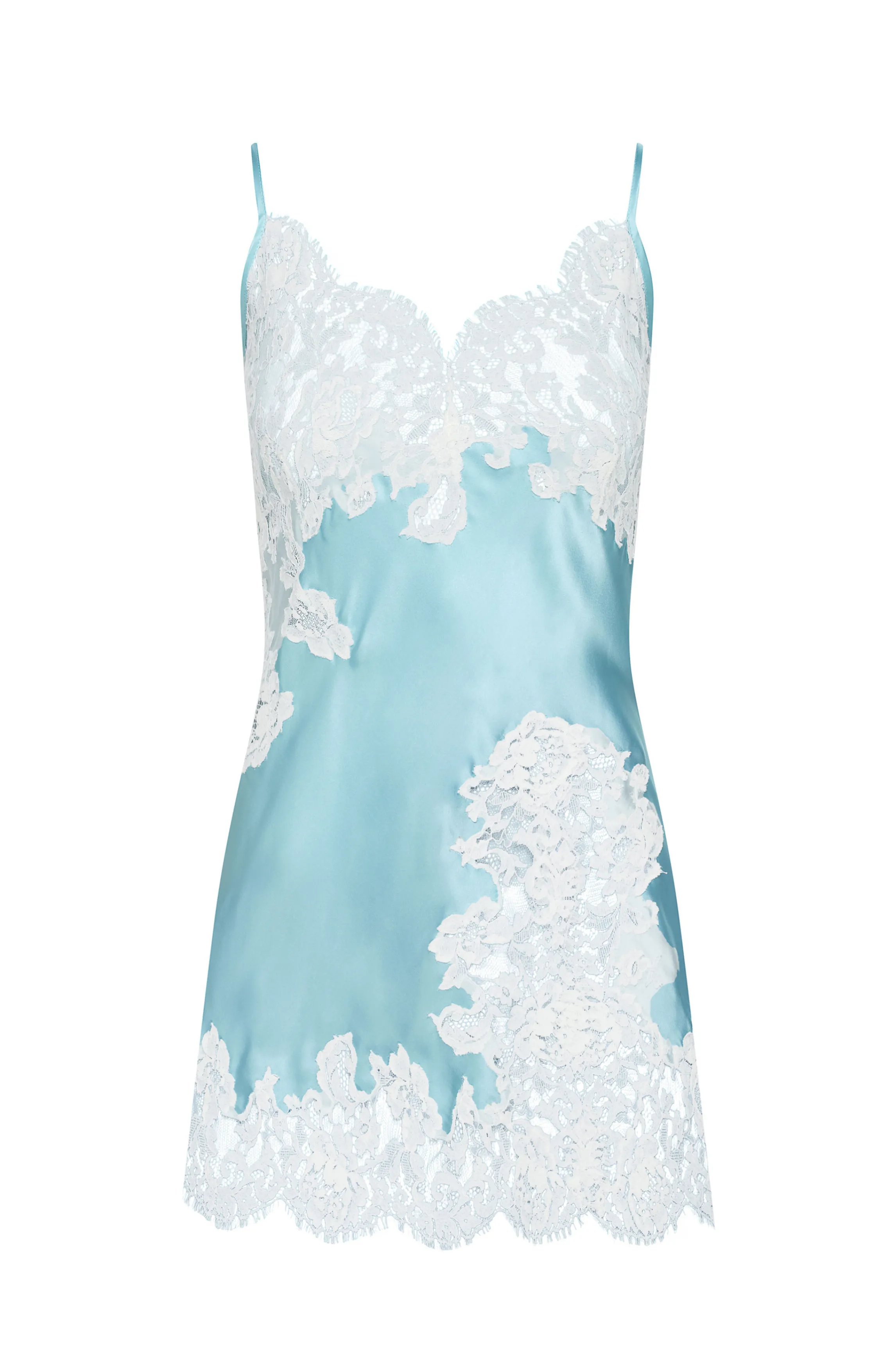 New Light blue silk nighty Babydolls