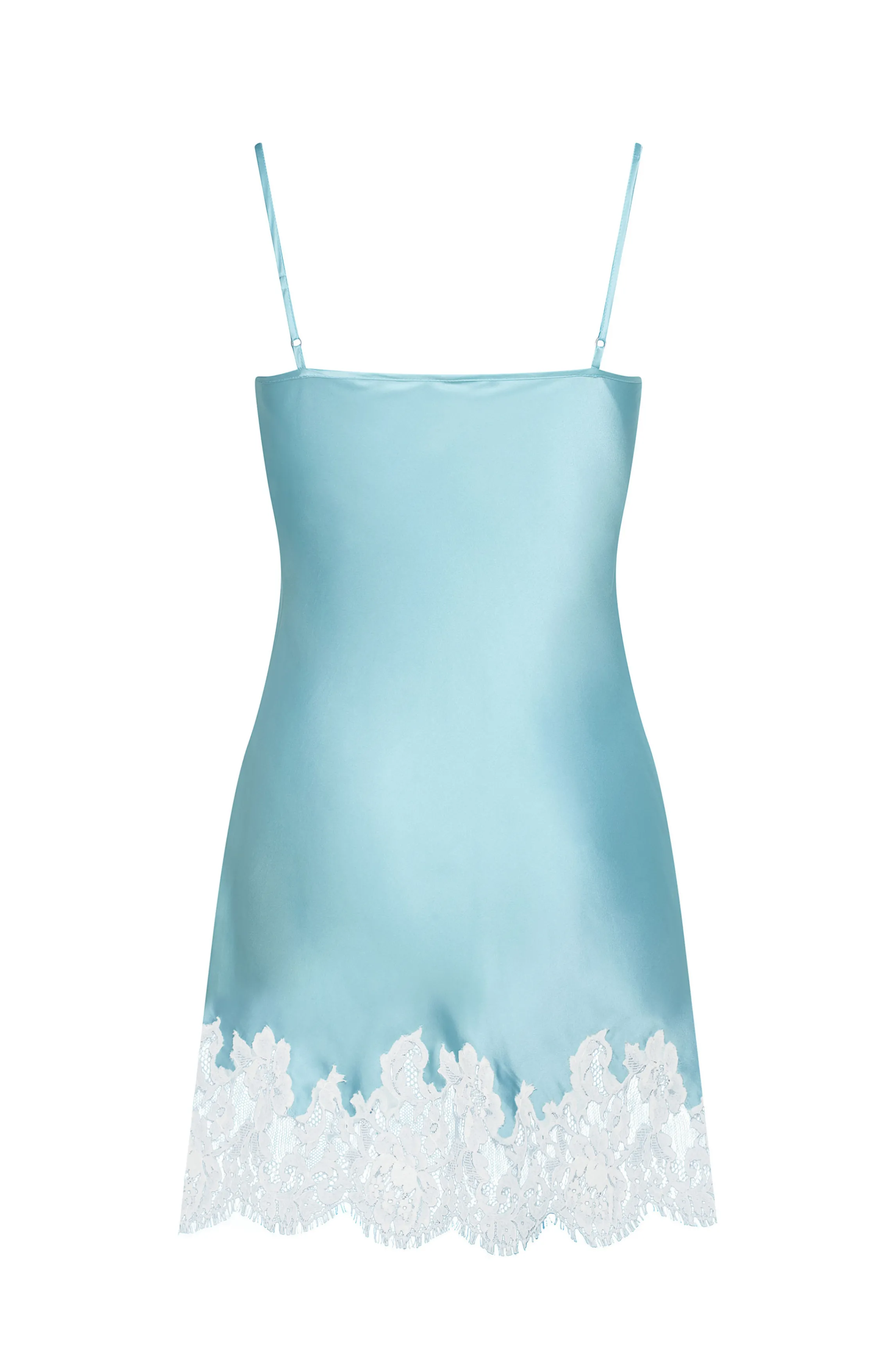 New Light blue silk nighty Babydolls