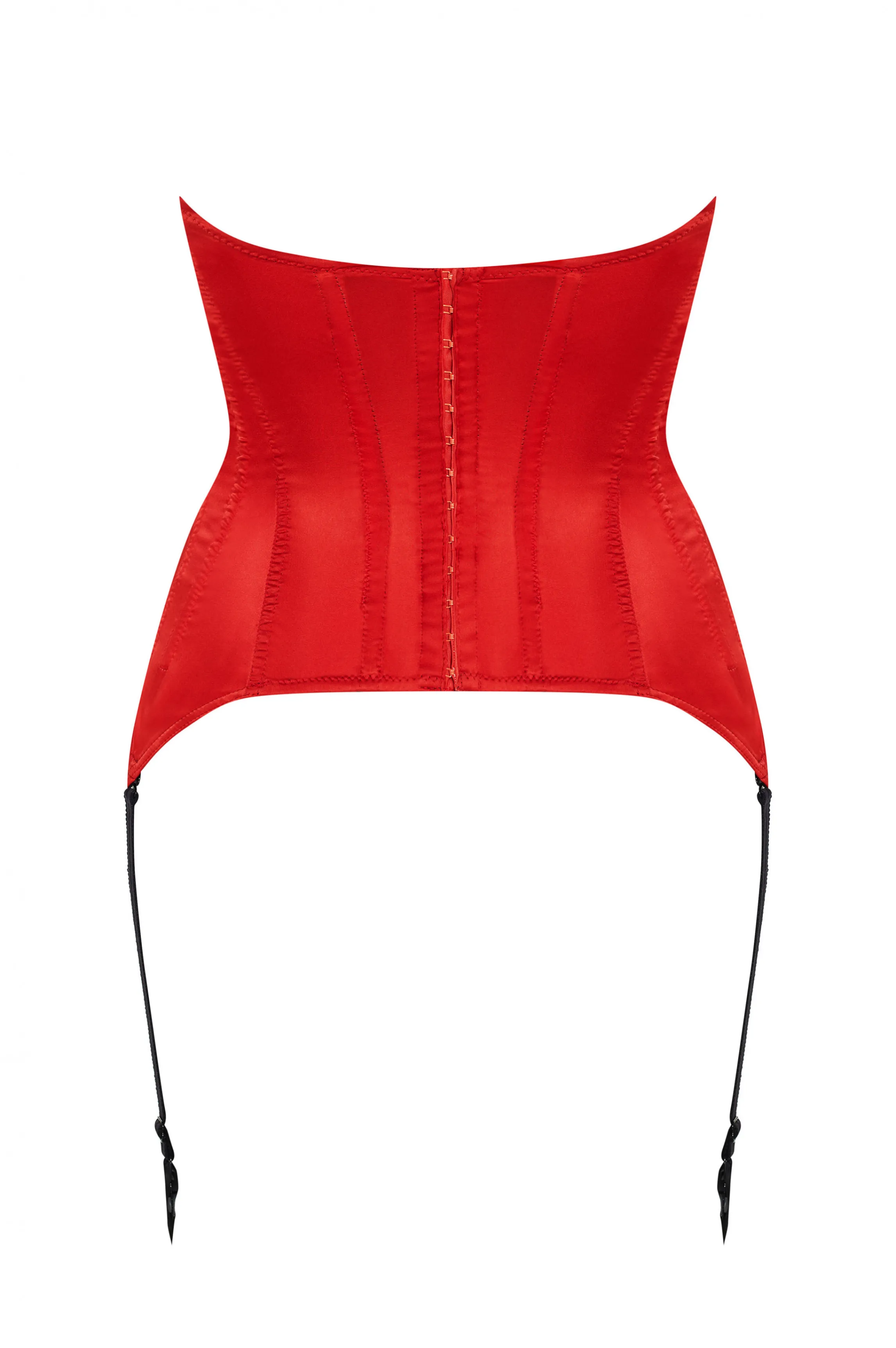 medicis_red_satin_shaper_4.webp Sale MEDICIS satin shaper Red Corsets | Guepières