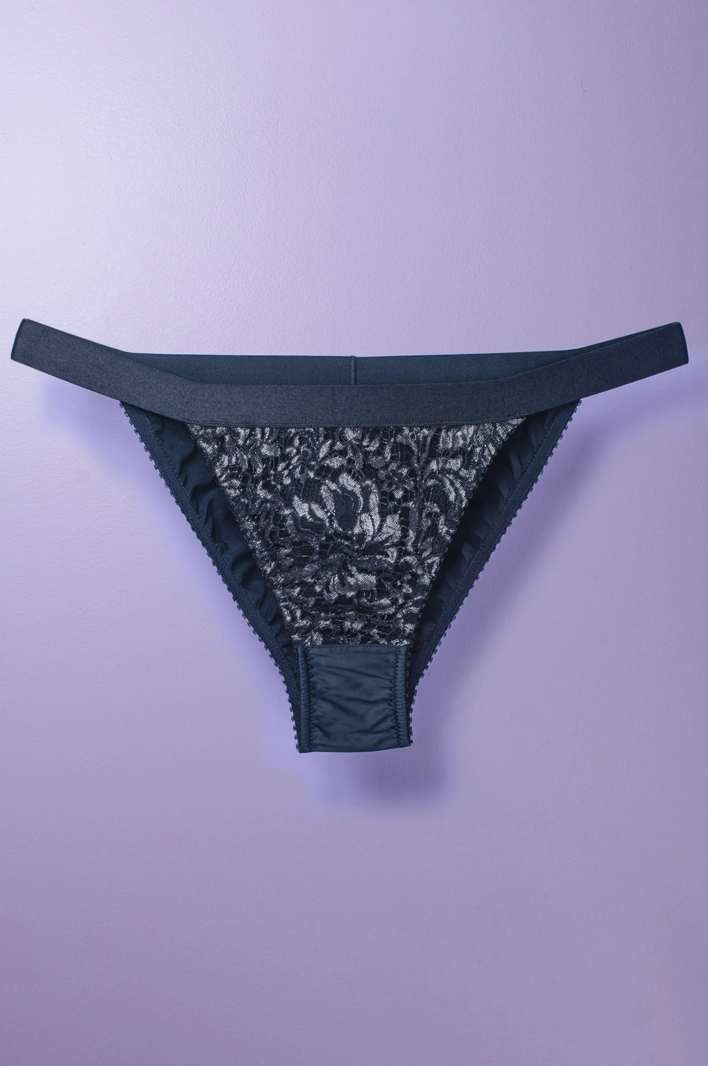 Hot MIMI silver lace panties Panties In Lace