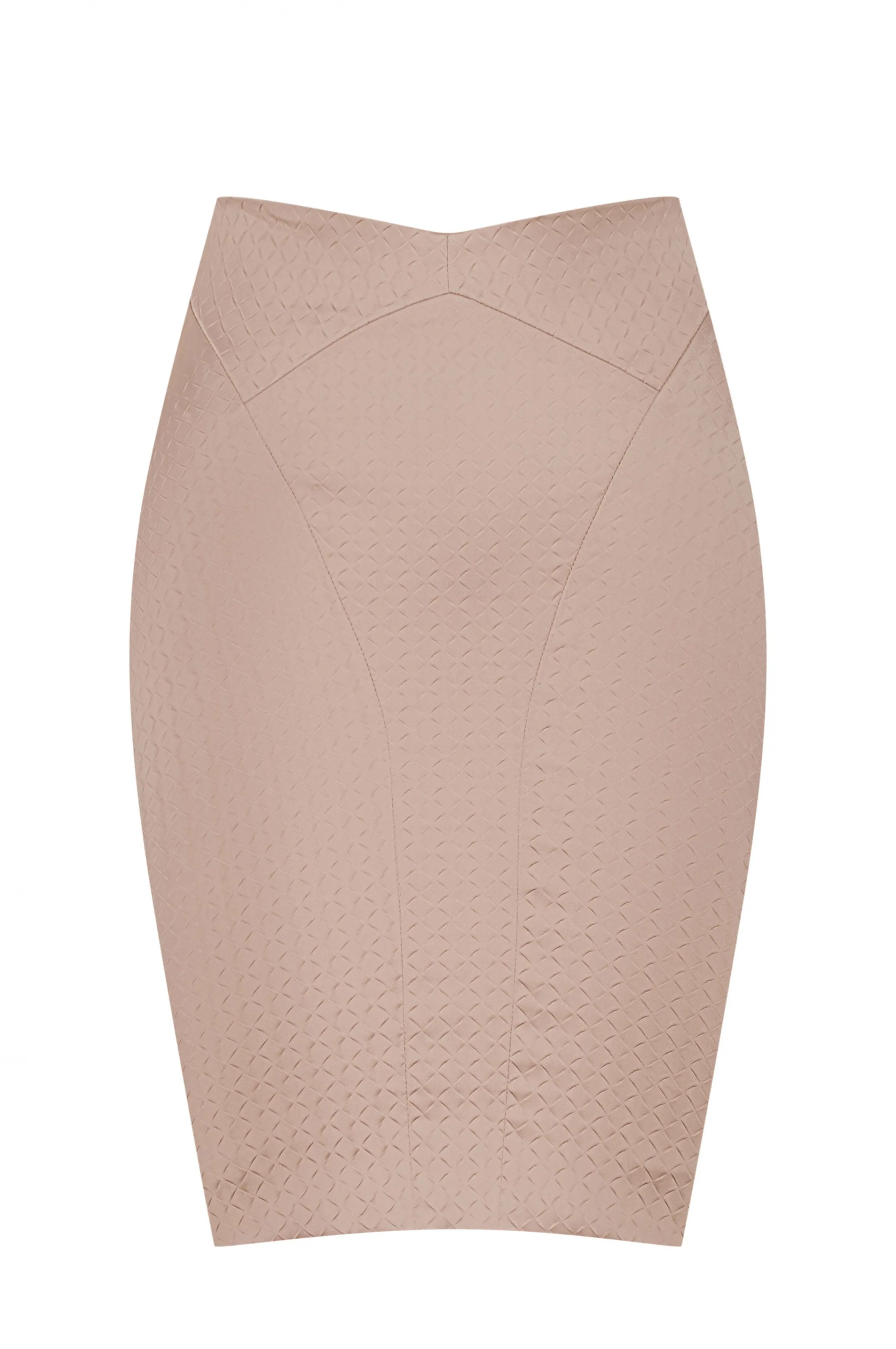 Fashion NAJA embossed satin skirt Ready-to-wear