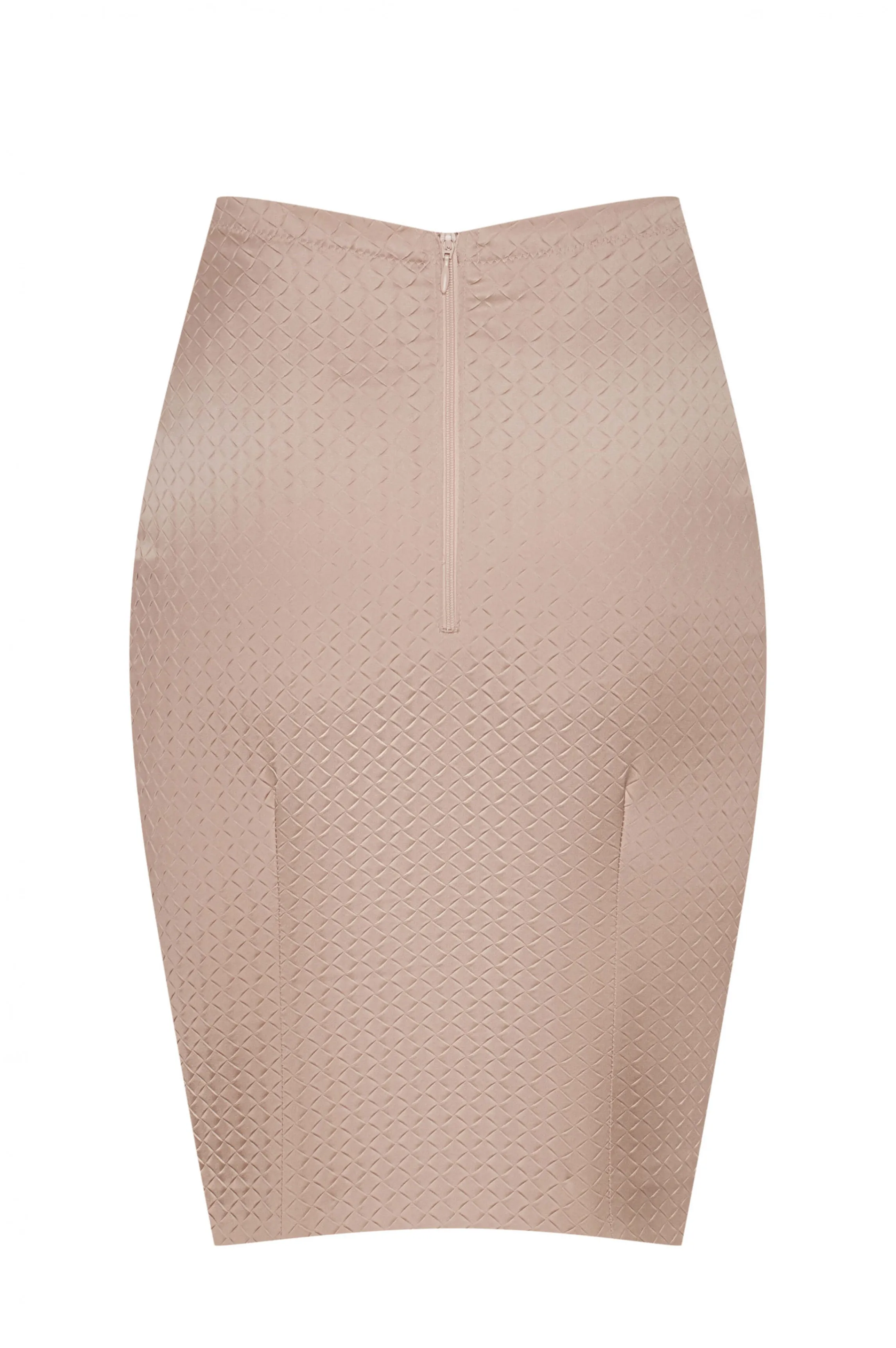 Fashion NAJA embossed satin skirt Ready-to-wear