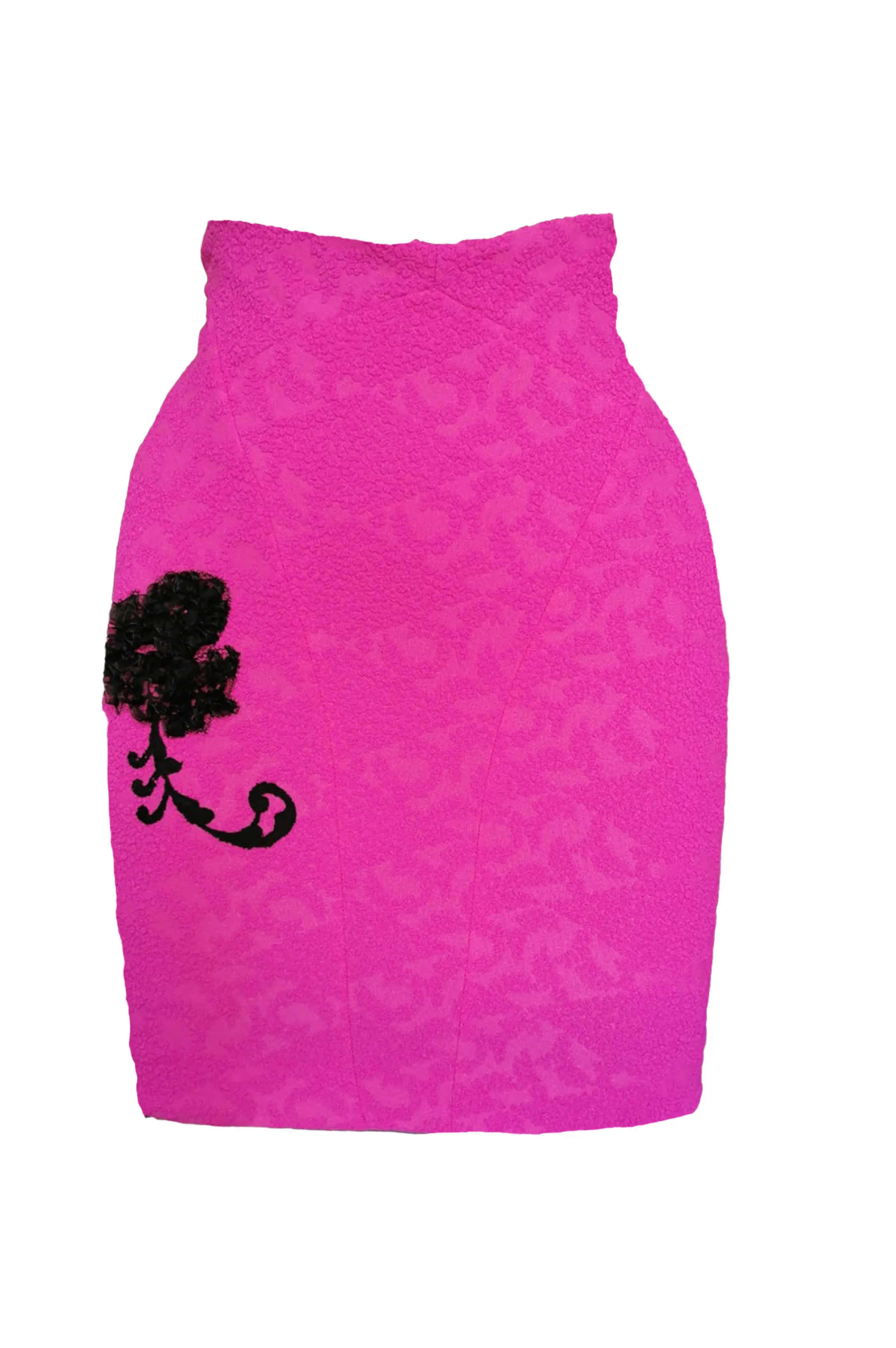 Fashion NAJA pink embossed skirt Ready-to-wear