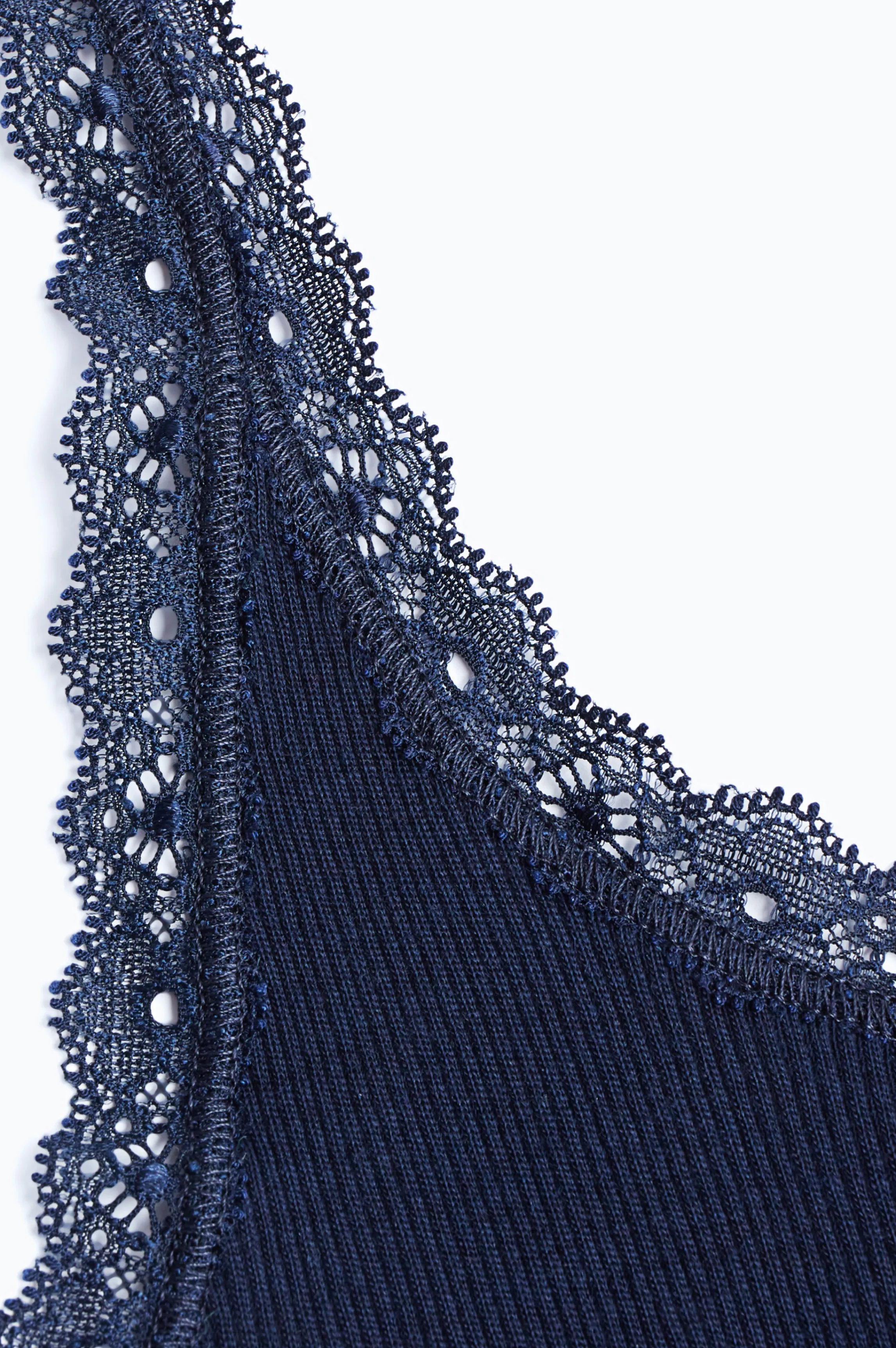 Hot blue wool and silk tank undershirt Ready-to-wear