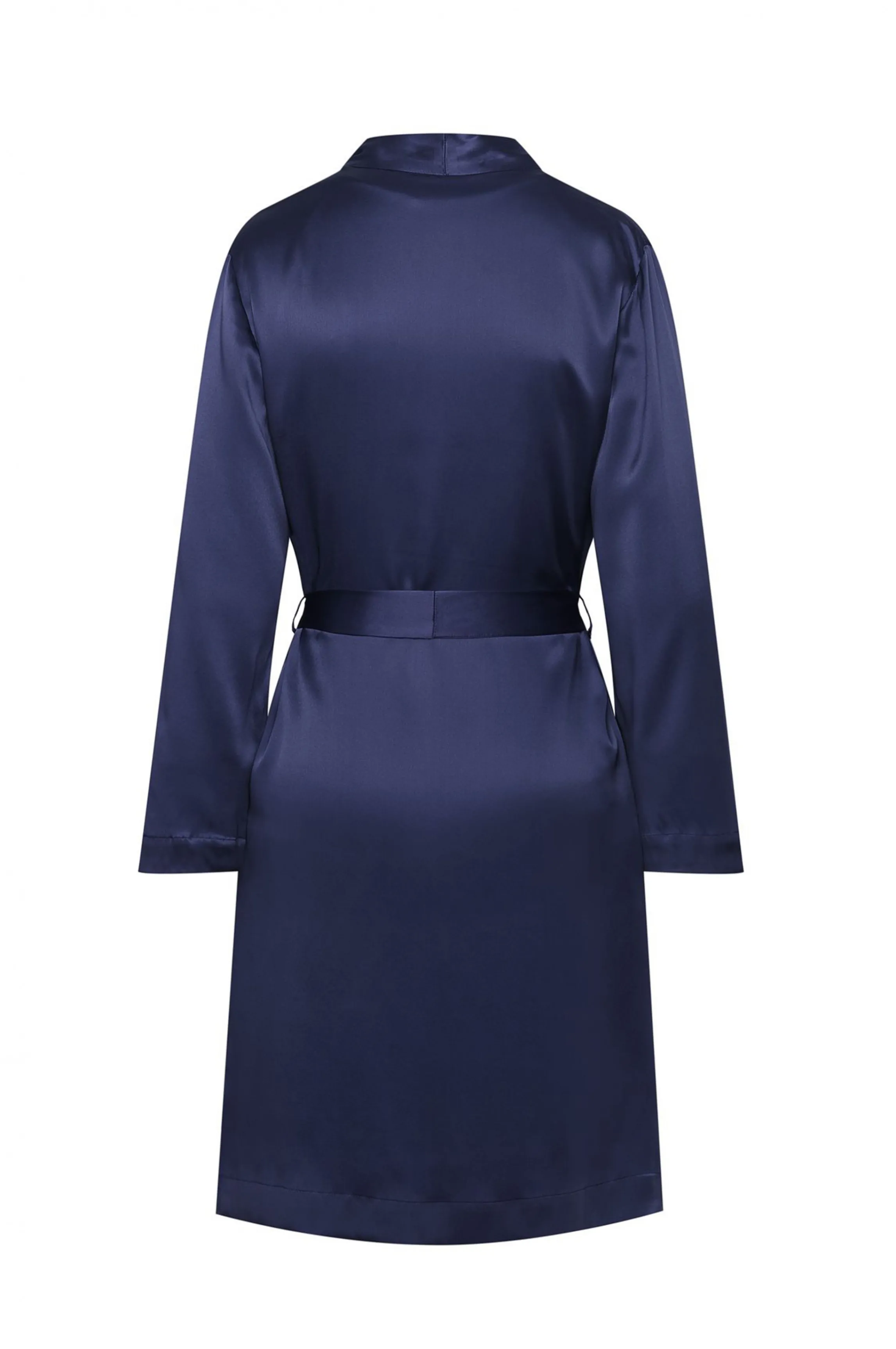 Best Sale Navy silk robe Robes