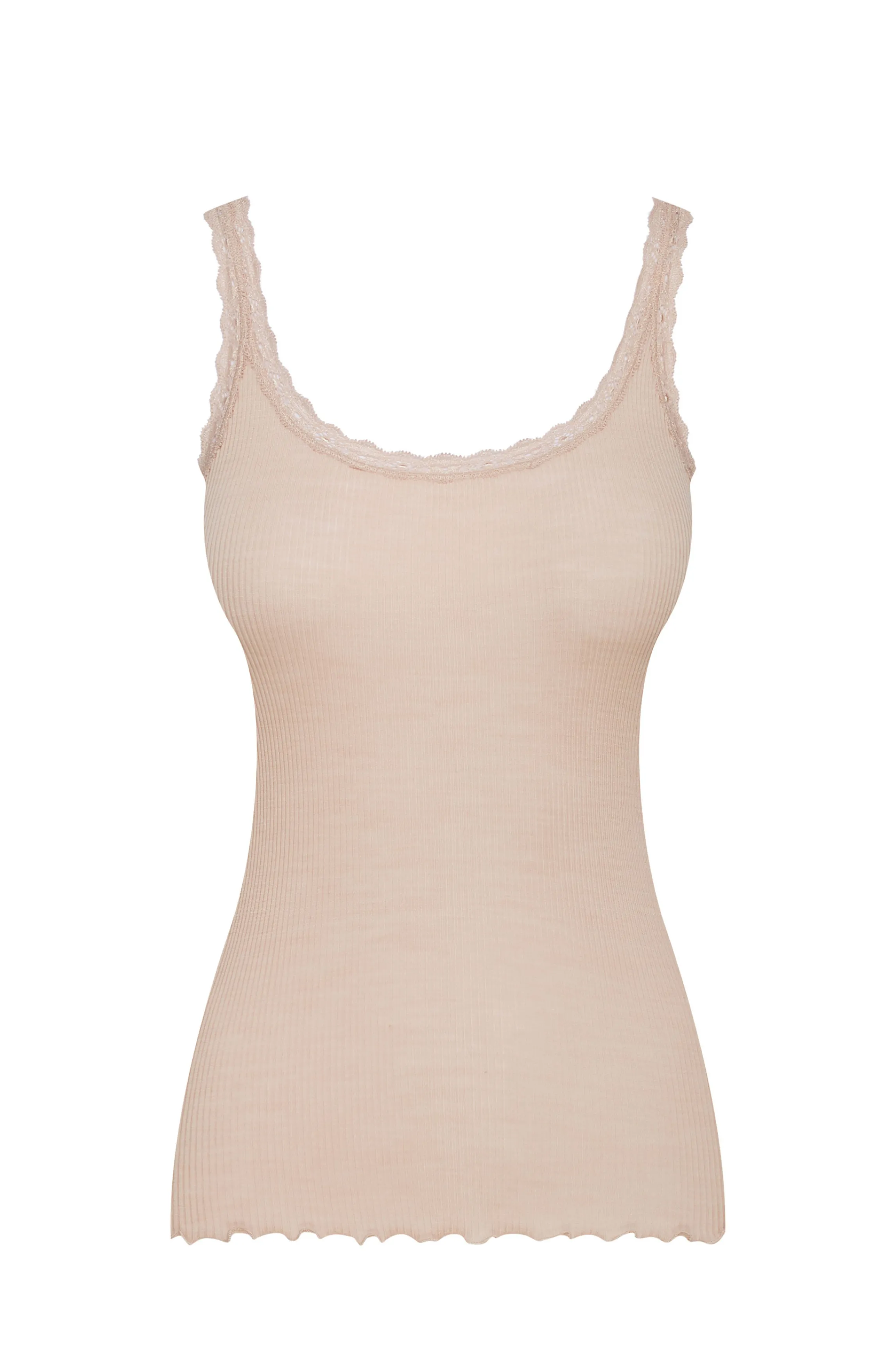 Fashion wool and silk tank top Ready-to-wear