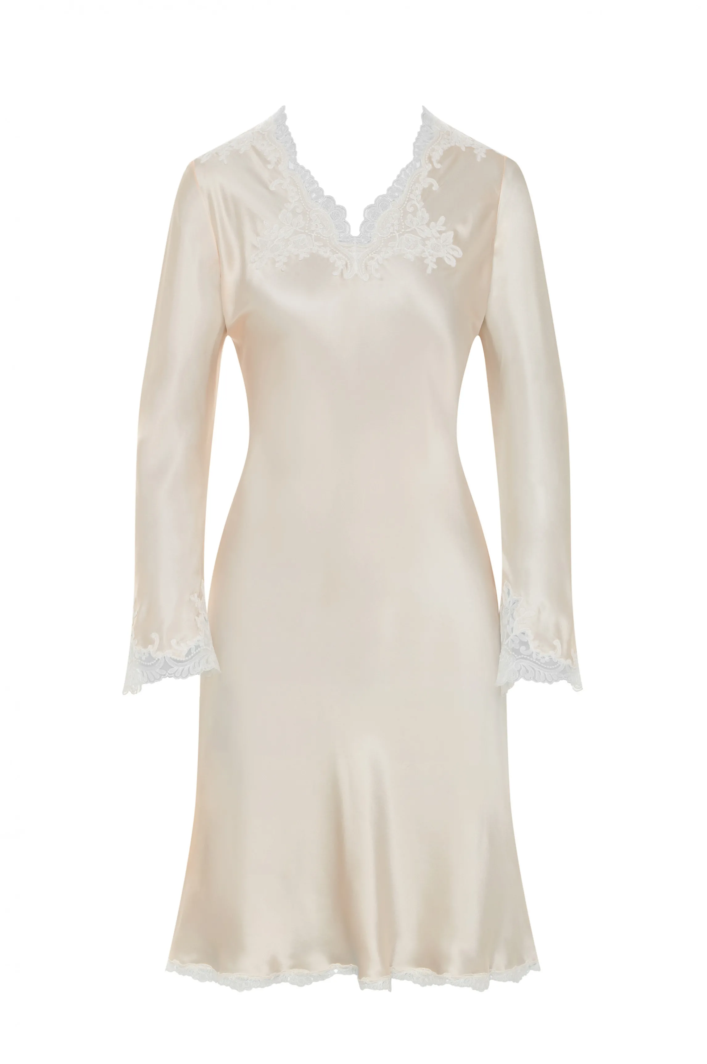 Best Sale silk long-sleeved nightdress Nightgowns