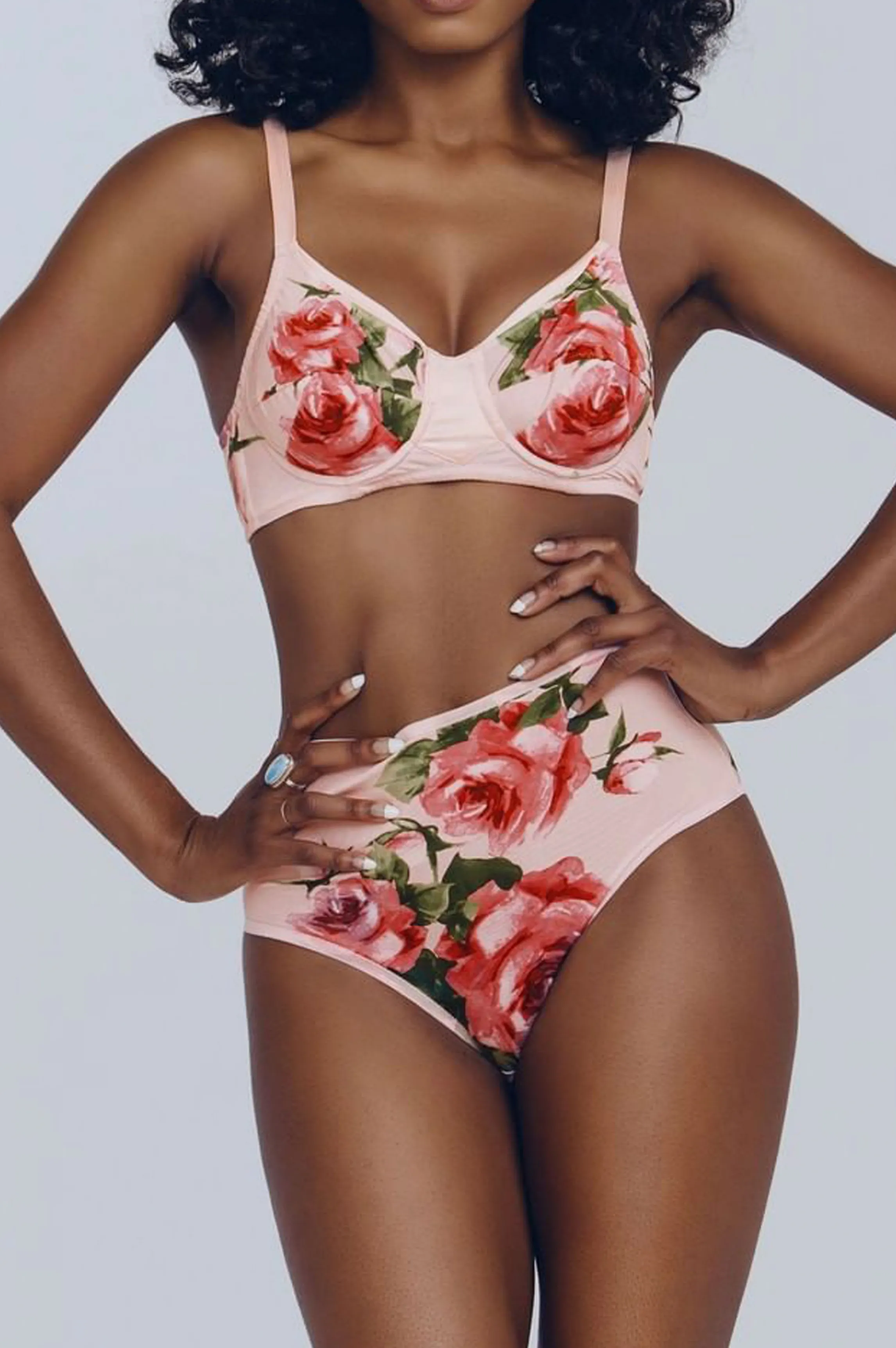 Cheap 424 cotton print jersey bra Full Cup Bras