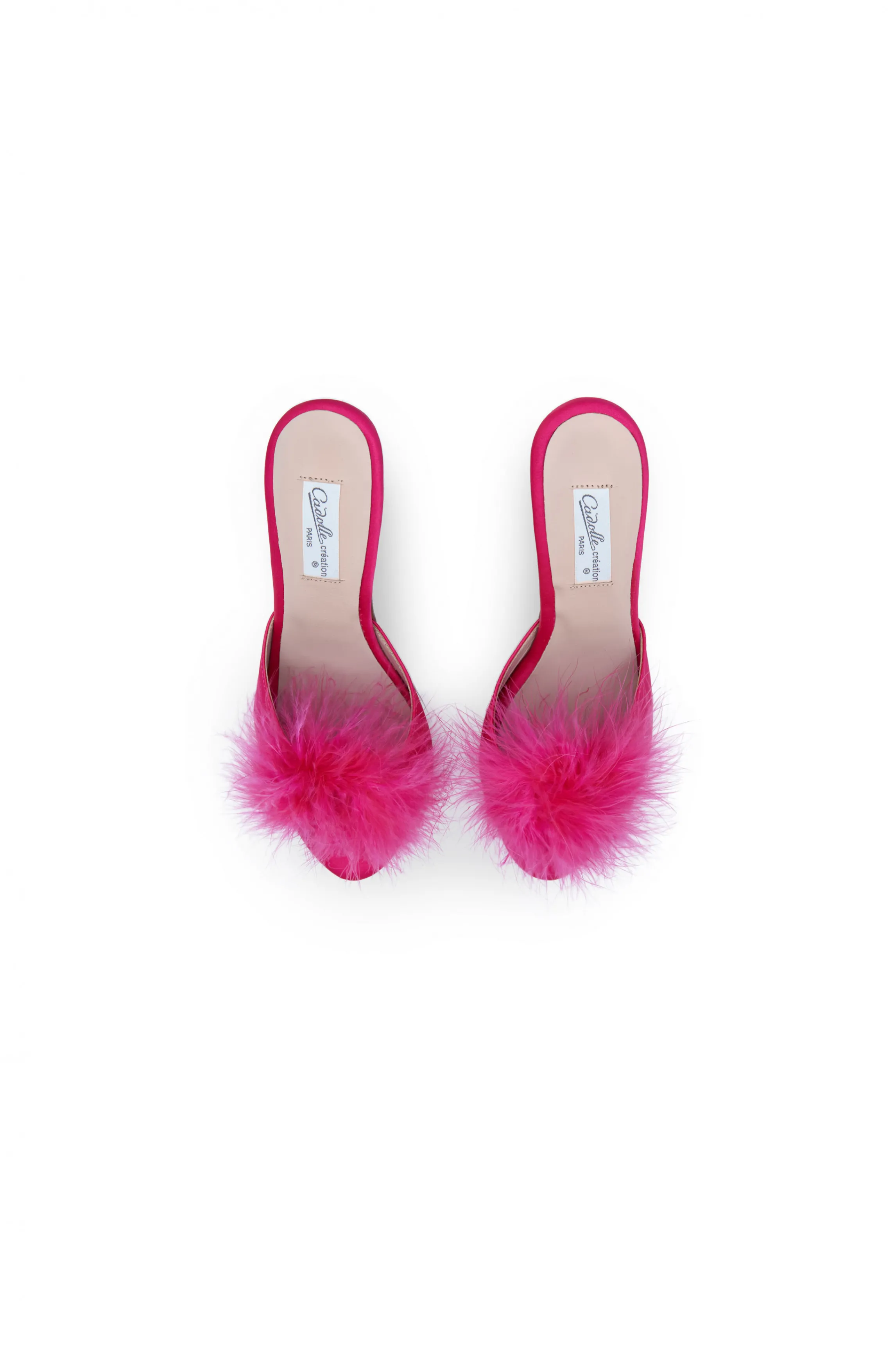 pink_feather_mules_2.webp Best Sale Pink feather mules Masks And Slippers