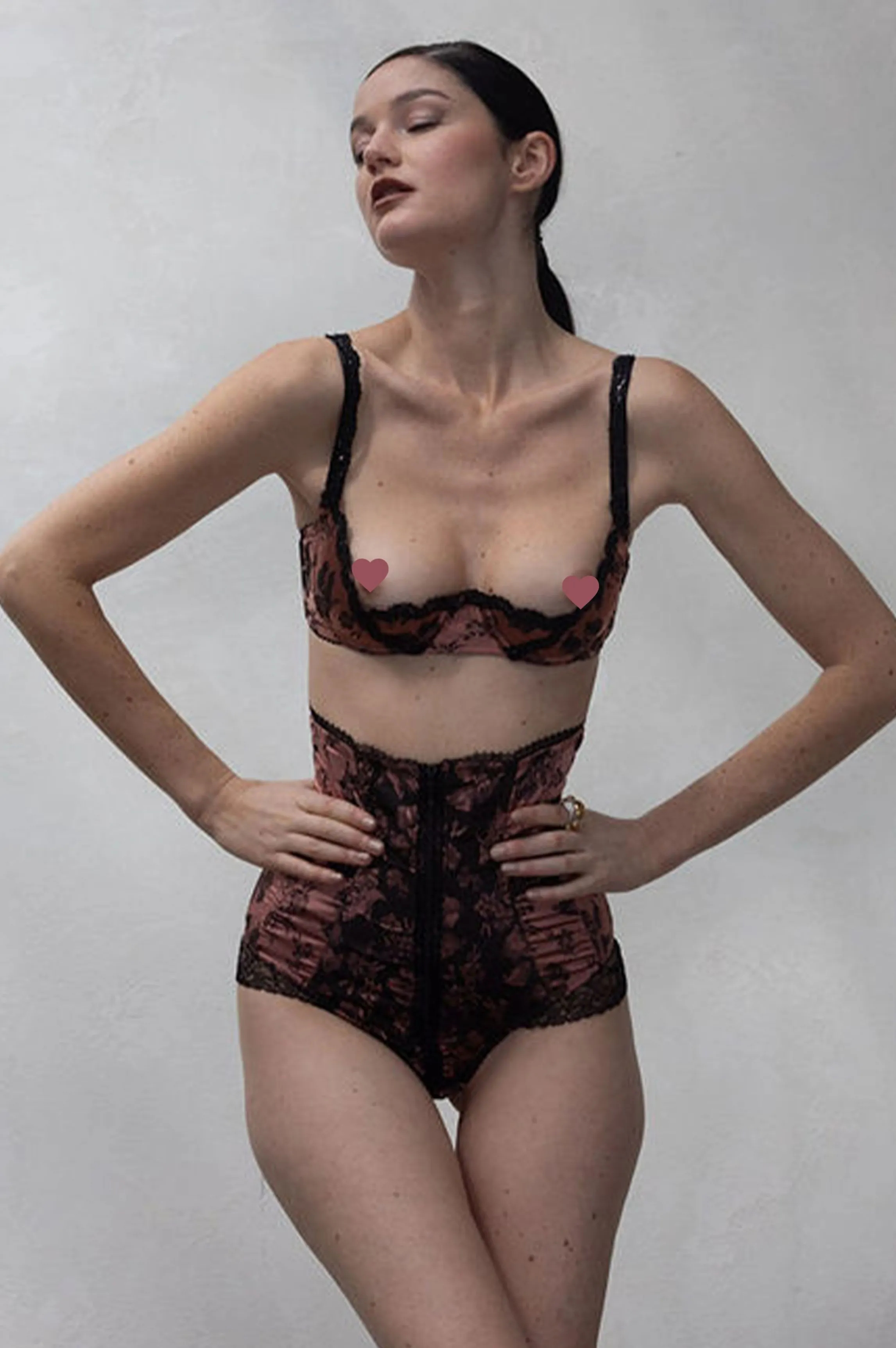 Best Sale friandise satin high panties High Waist Panties