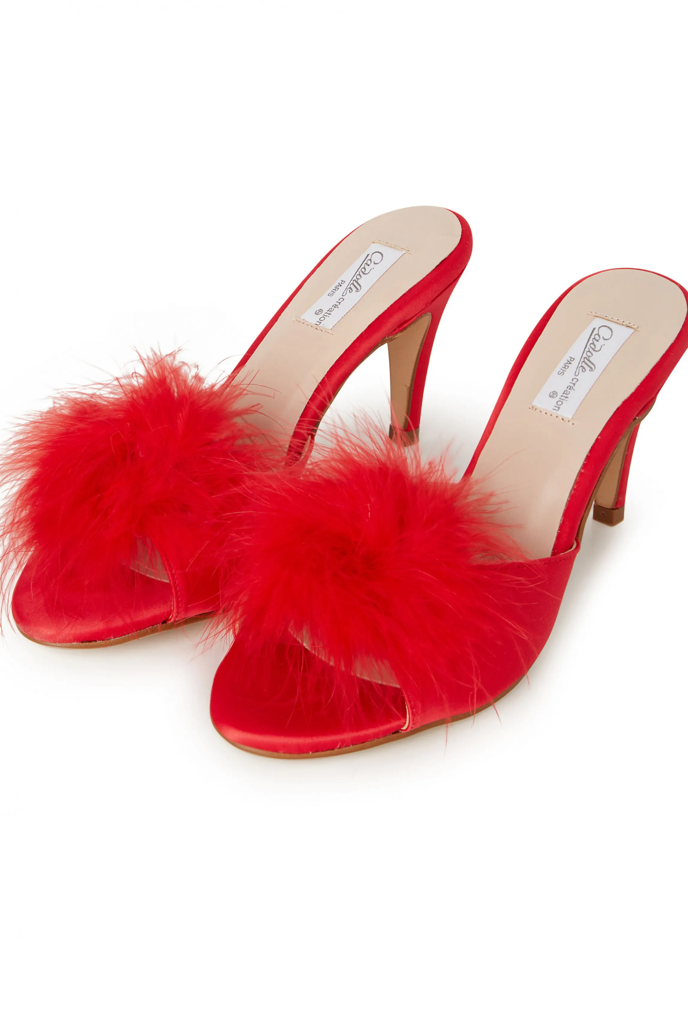 Store feather mules Masks And Slippers