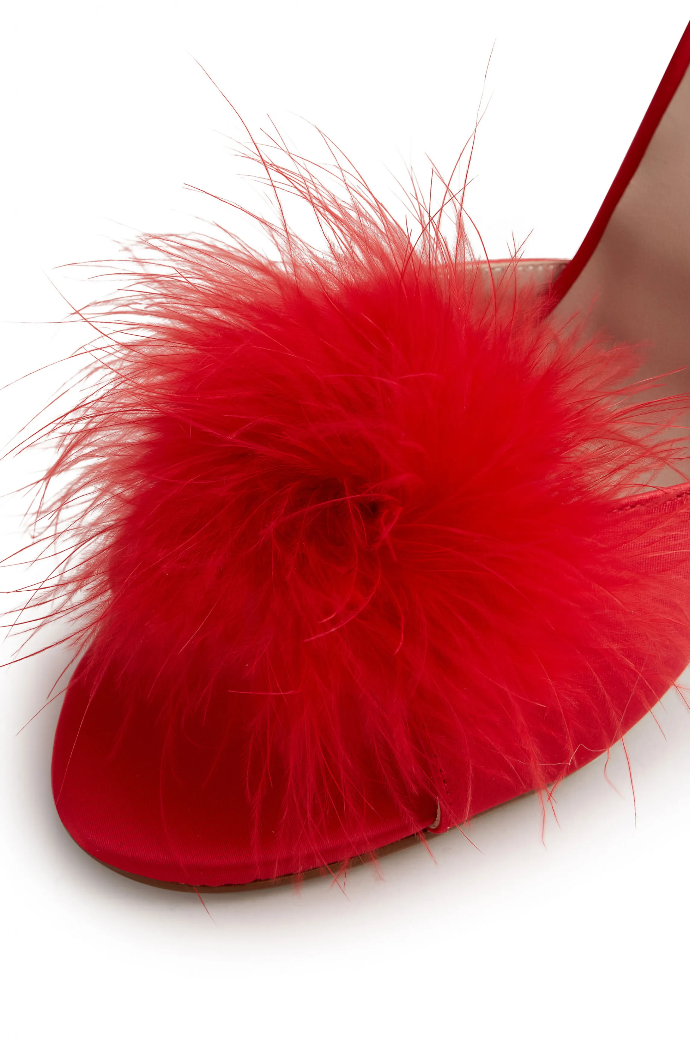 Store feather mules Masks And Slippers