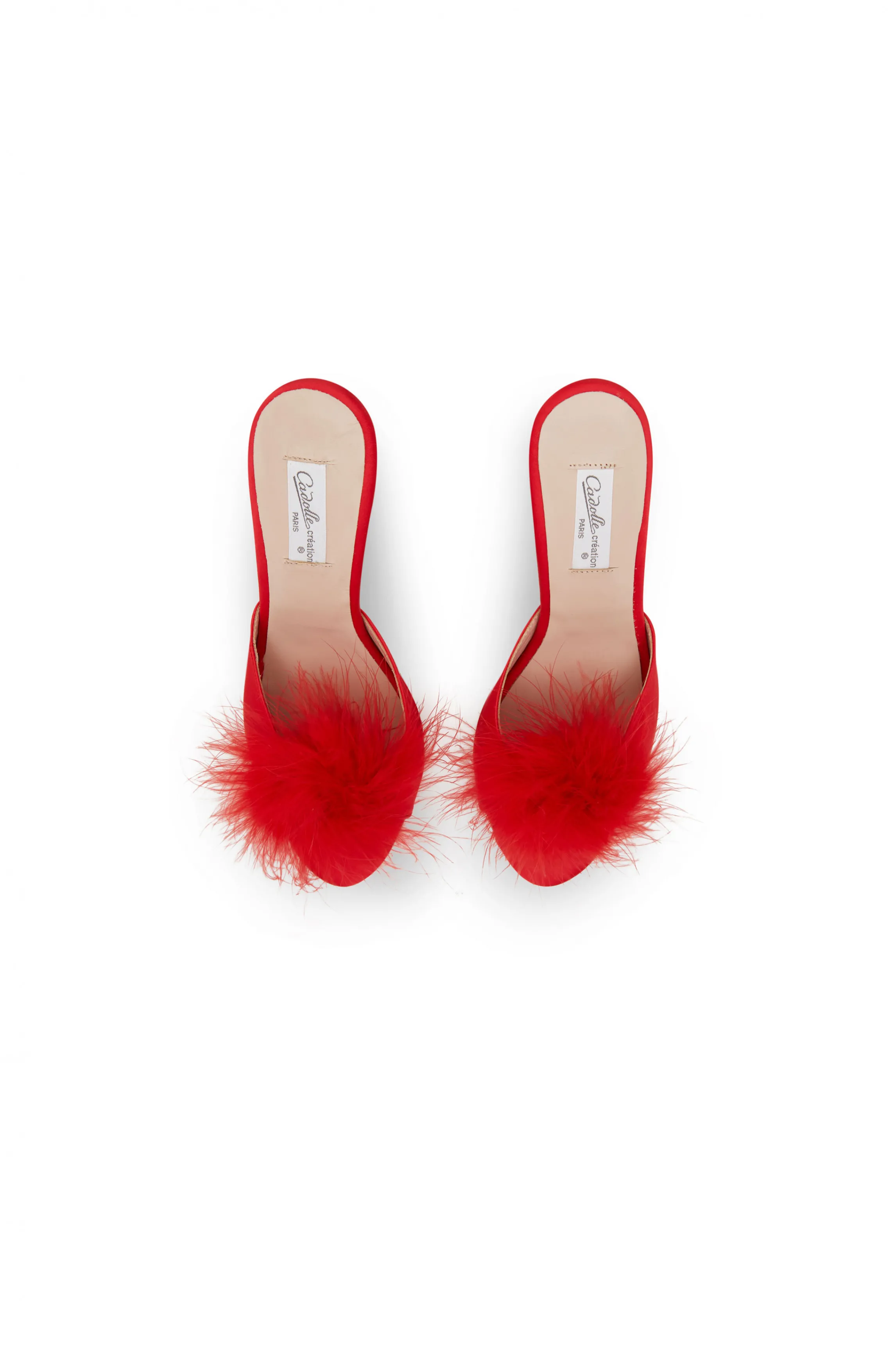 red_feather_mules_2.webp Store feather mules Masks And Slippers