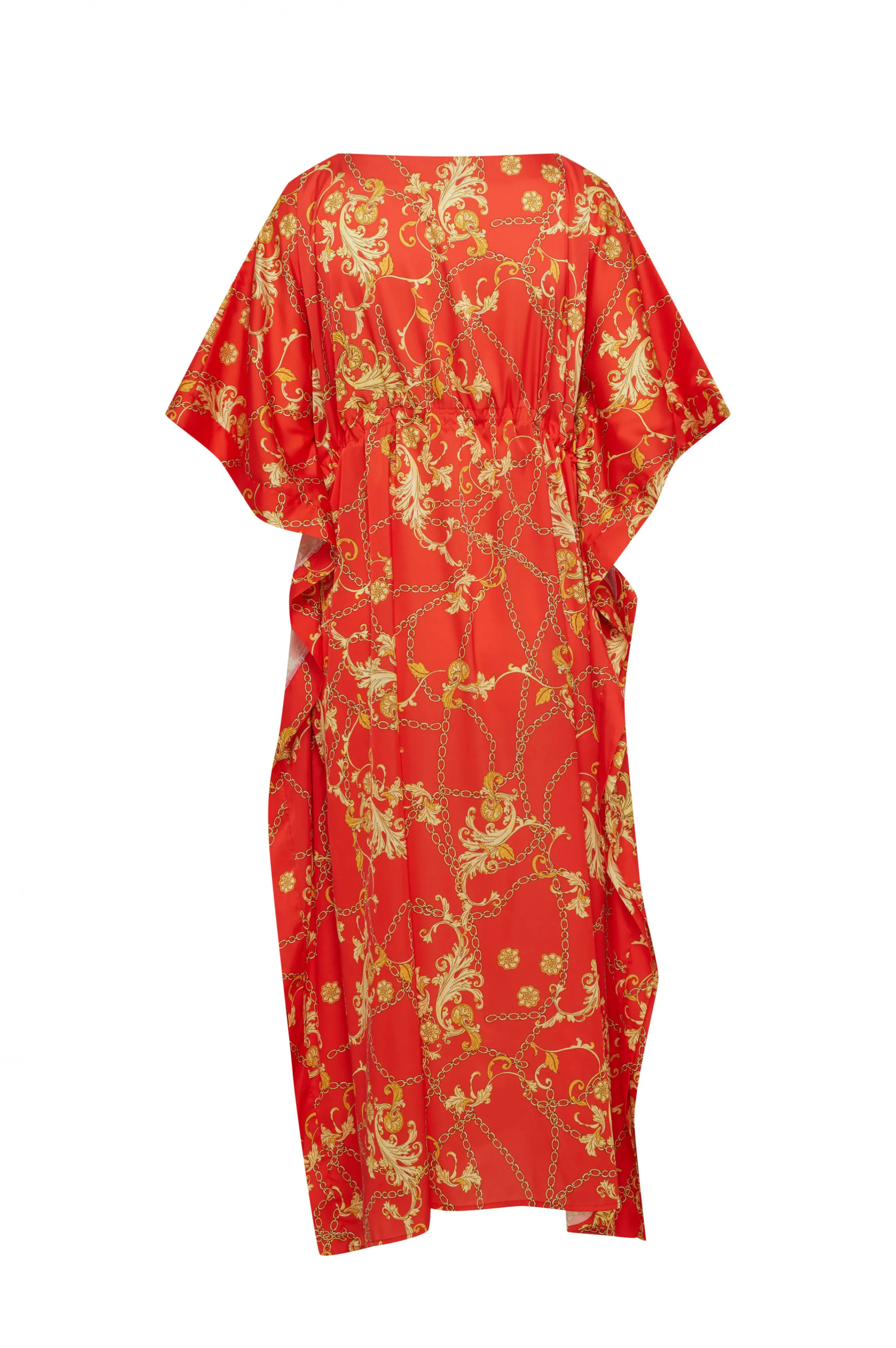 Cheap Red silk long dress Ready-to-wear