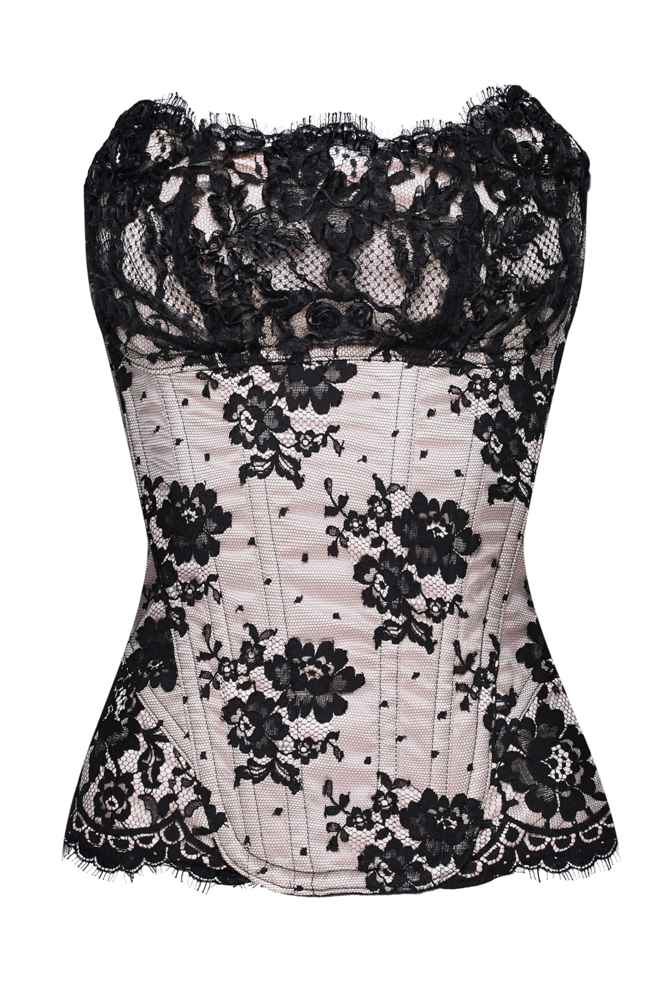 Clearance SCARLET Cornely lace corset Black Corsets