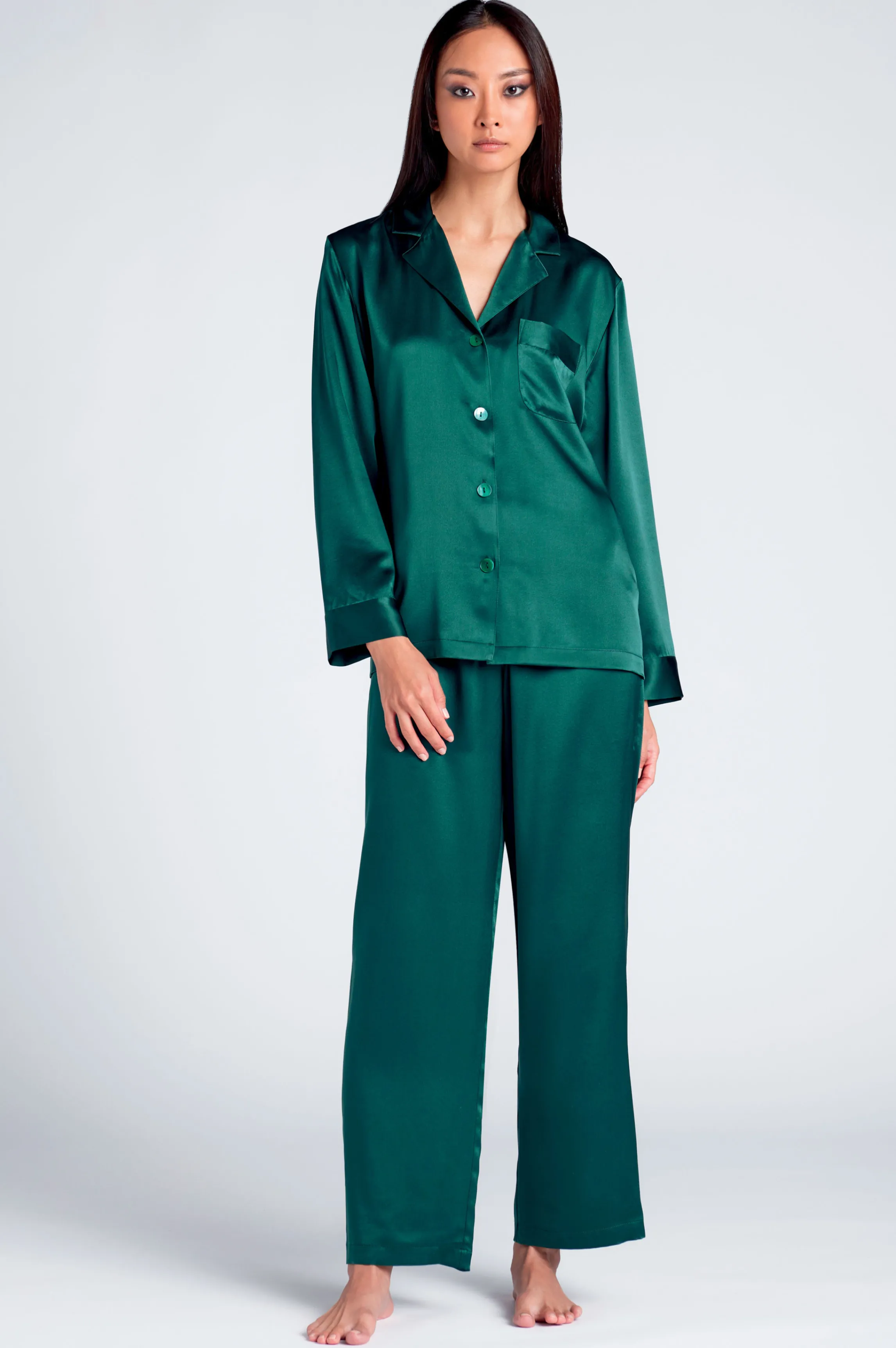 New Teal silk pyjamas Pyjamas