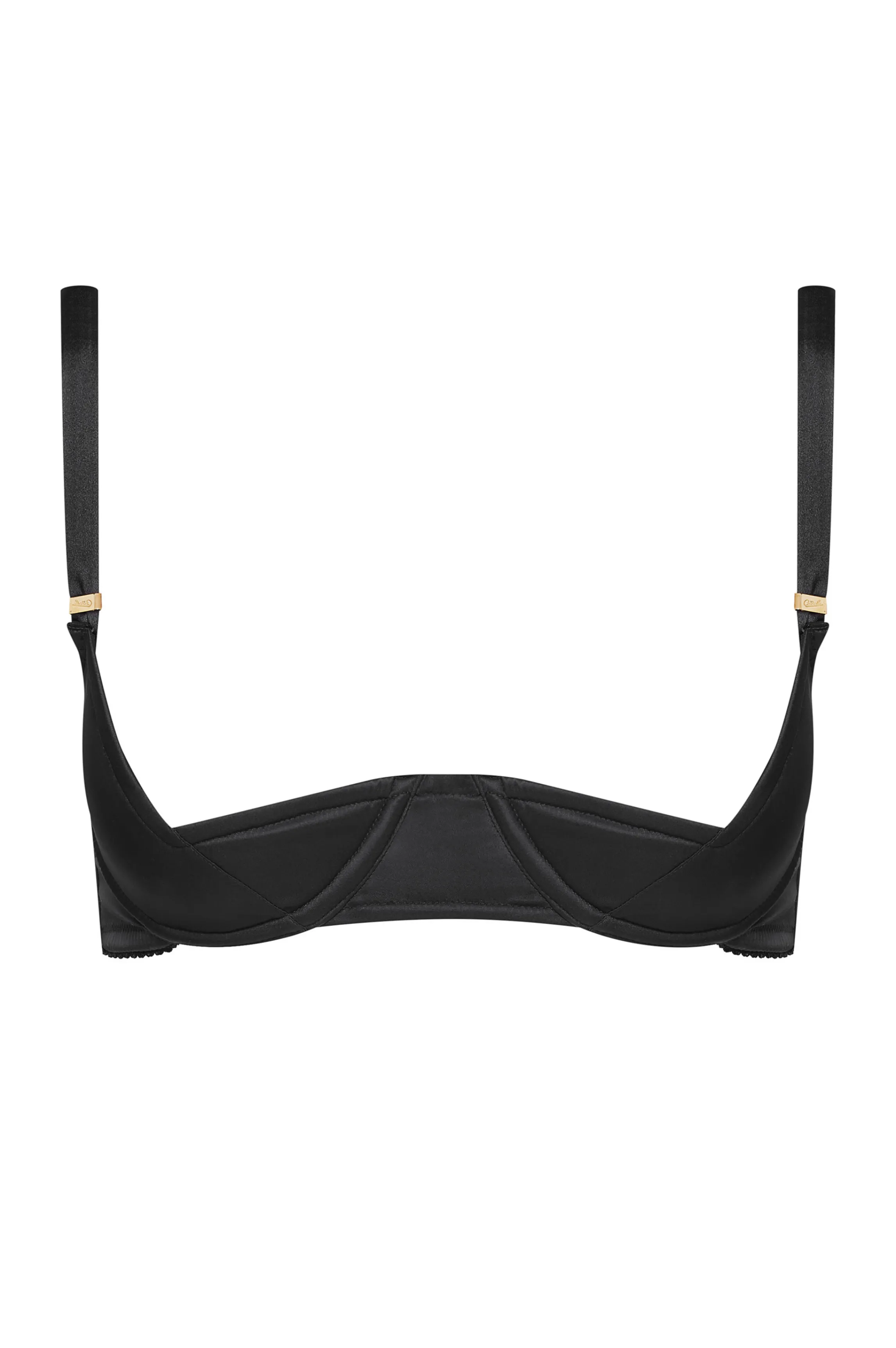 Cheap TULIP satin open bra Nipple Free Bras