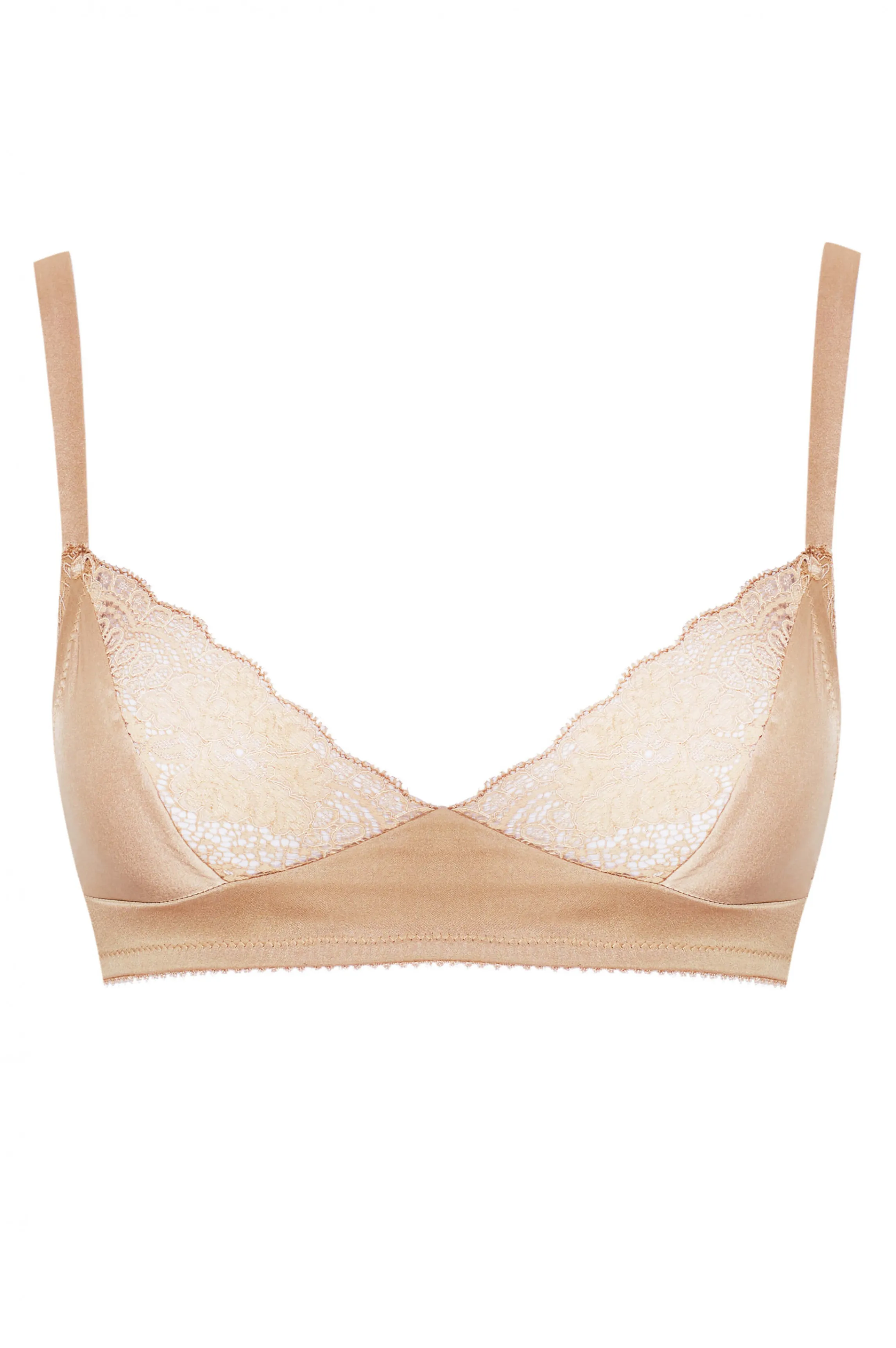 Best TWEETY gold silk bra Silk Bras | No Wire Bras