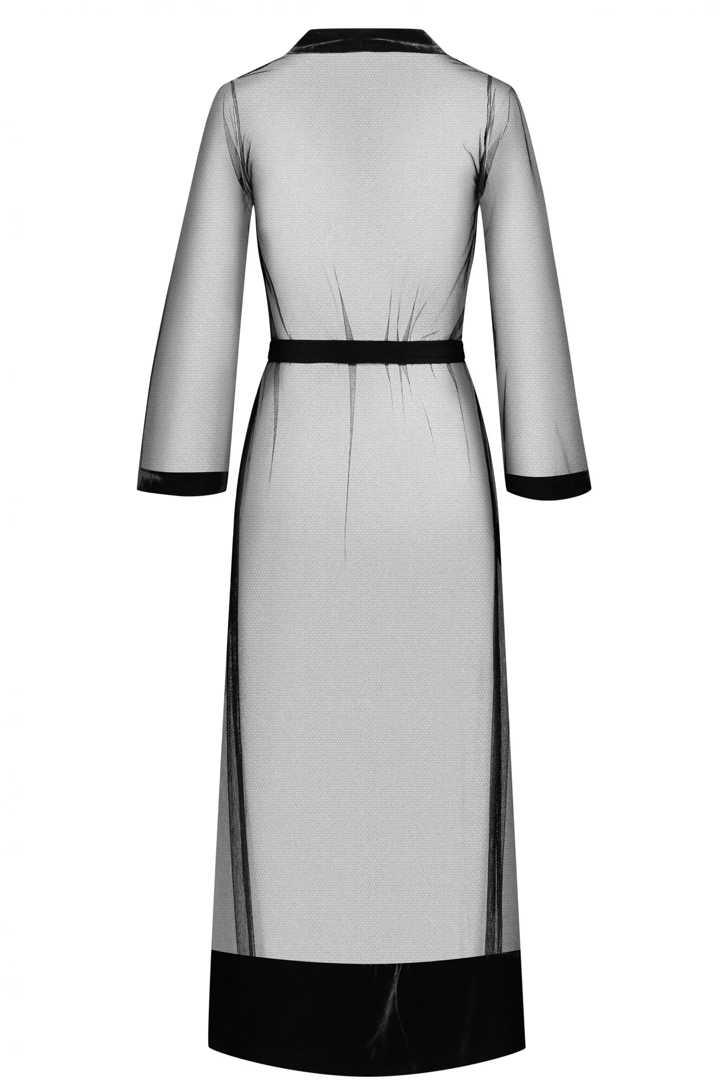 Discount Velvet and tulle long kimono Robes