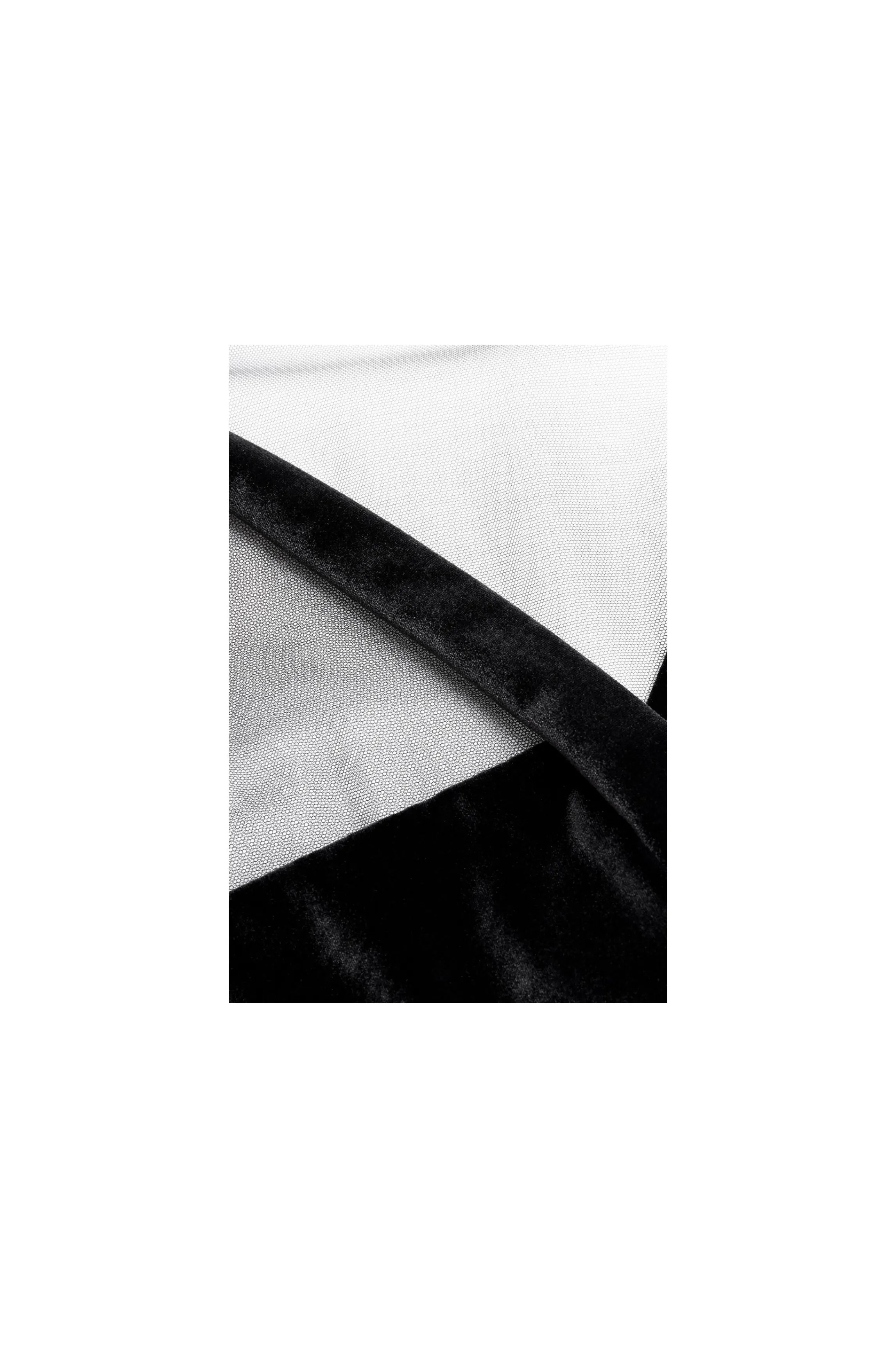 velvet_and_tulle_long_kimono_3.webp Discount Velvet and tulle long kimono Robes