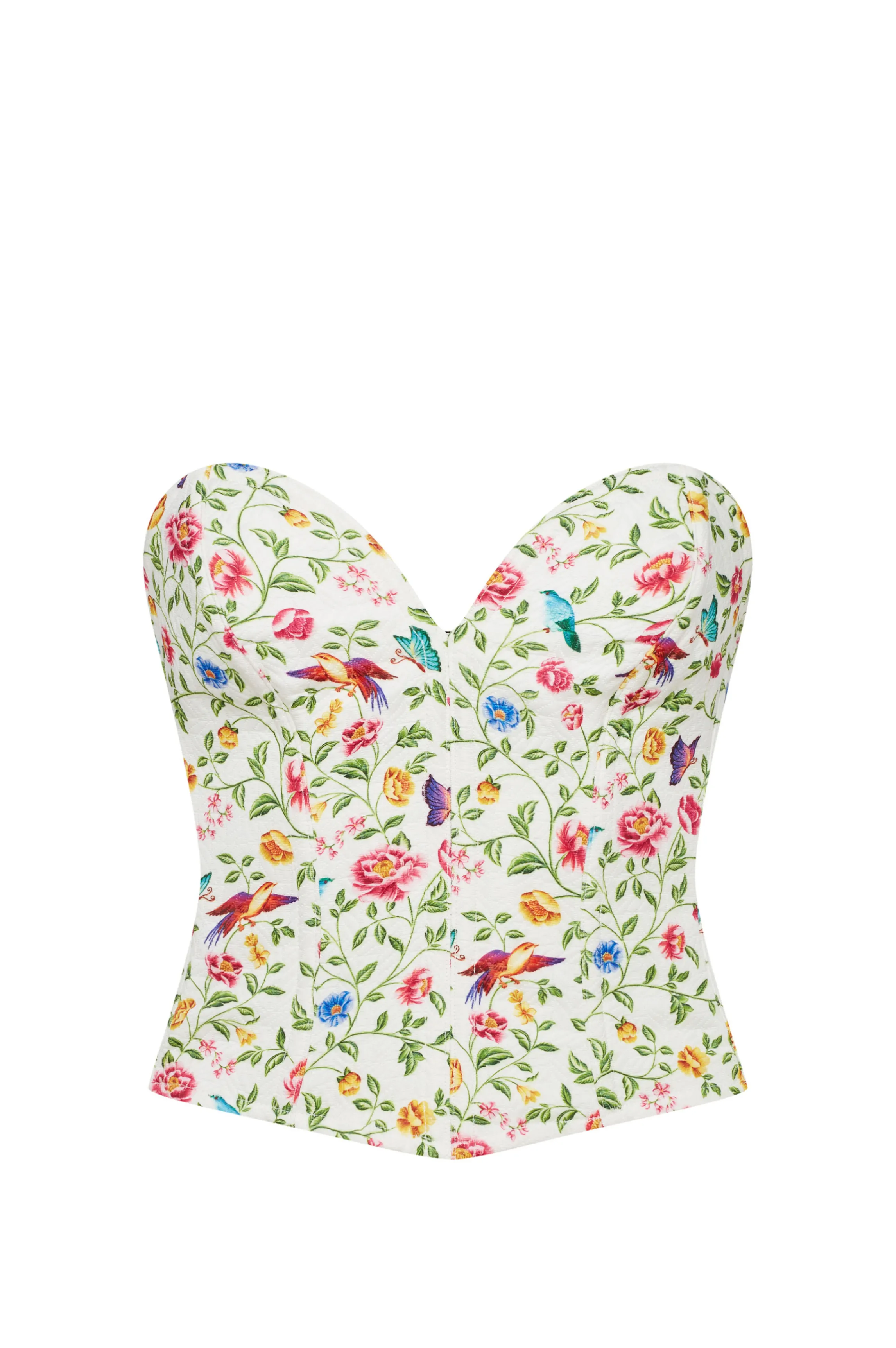 Online cotton corset ALTEA White Corsets